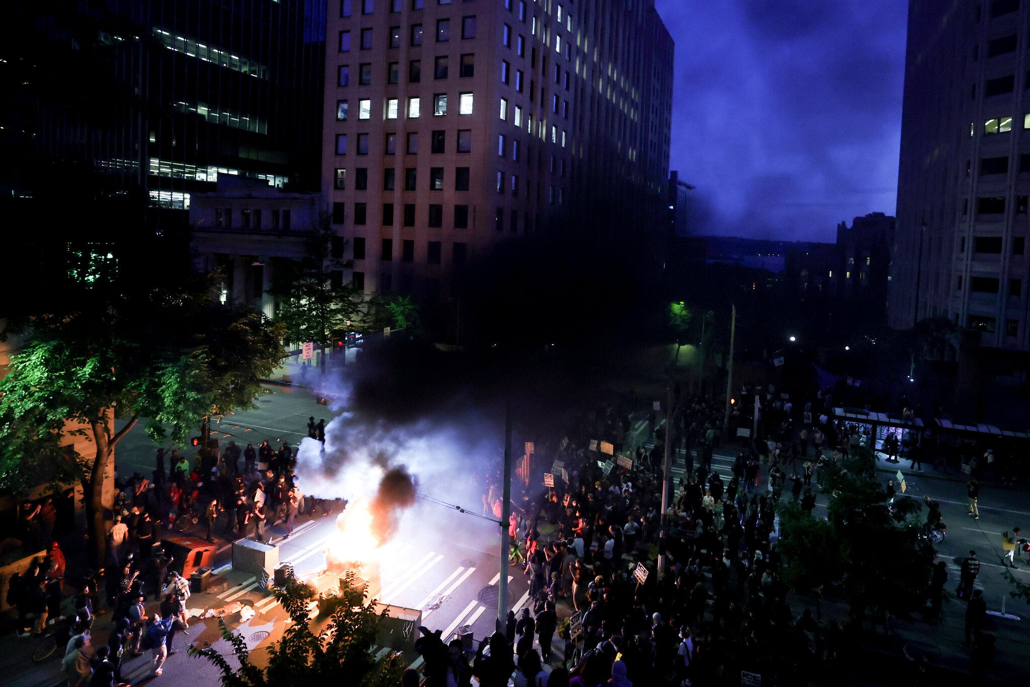 Conspiracy Trial Will Test Trump’s Aggressive Tactics Against Protesters