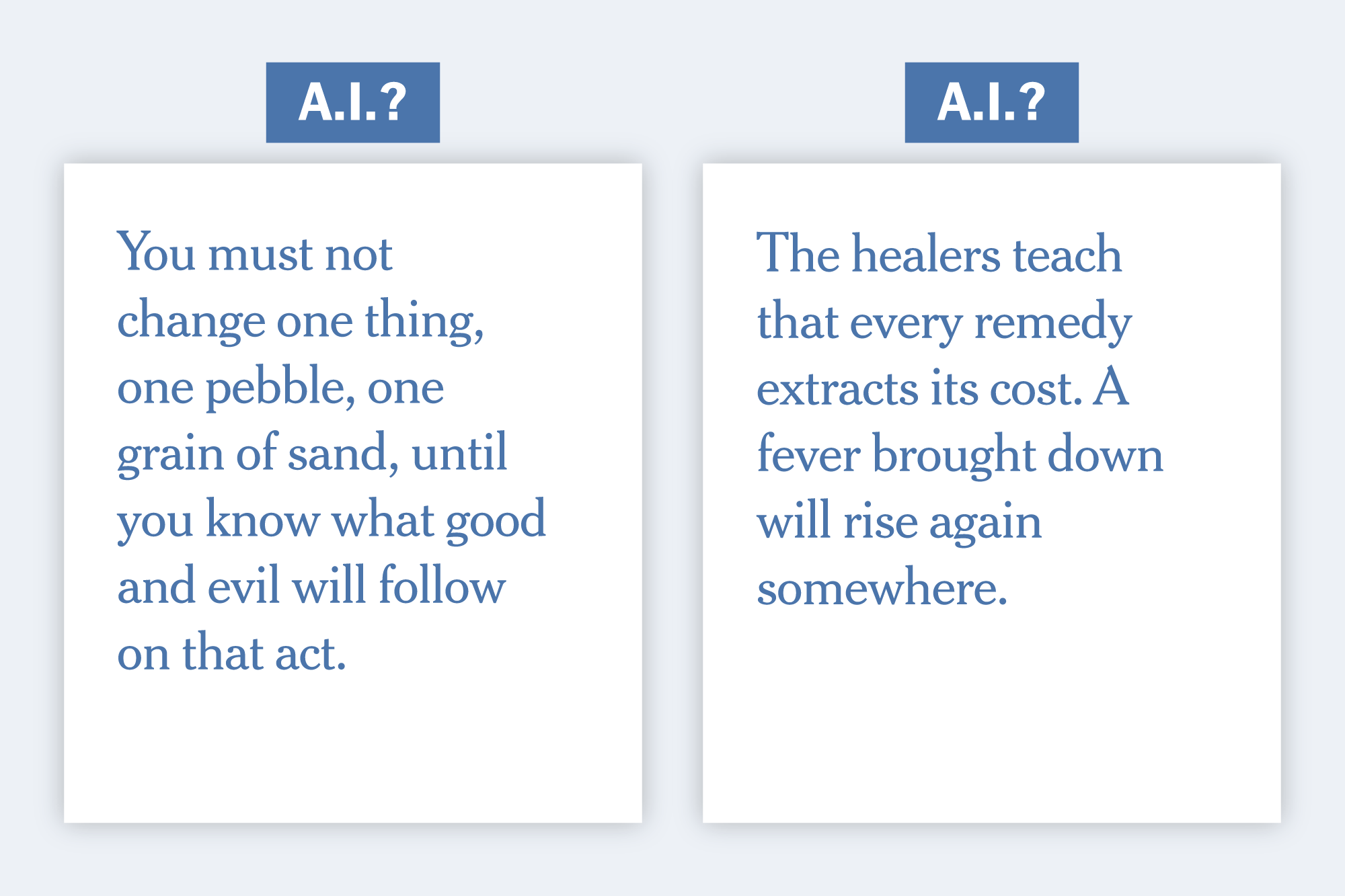 Who’s a Better Writer: A.I. or Humans? Take Our Quiz.