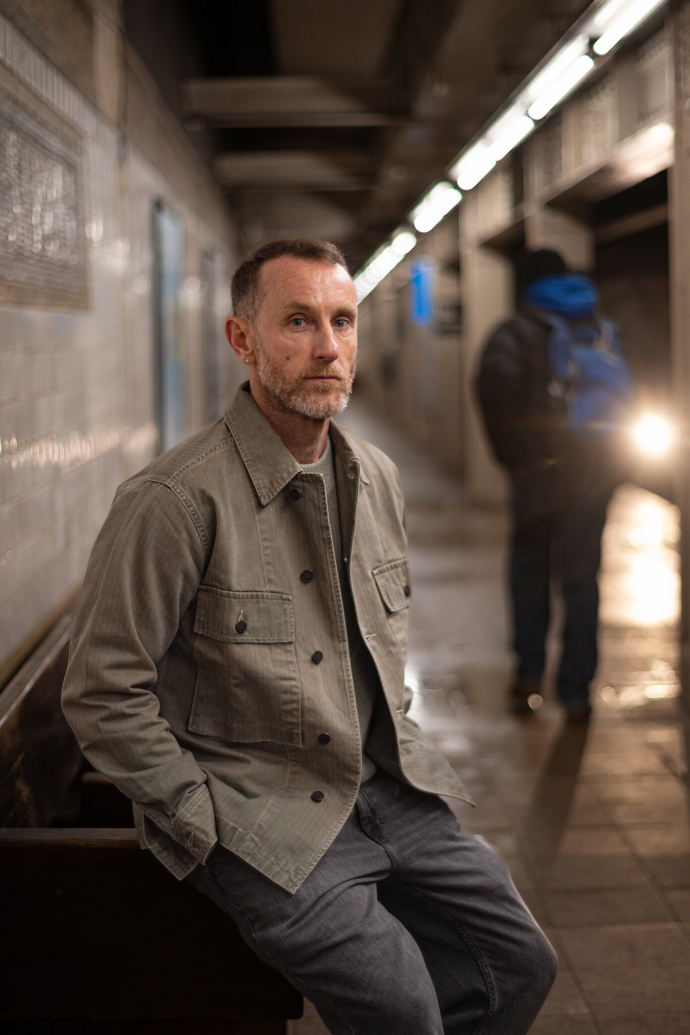After Being Shoved in Front of a Train, He Has Returned to the Subway