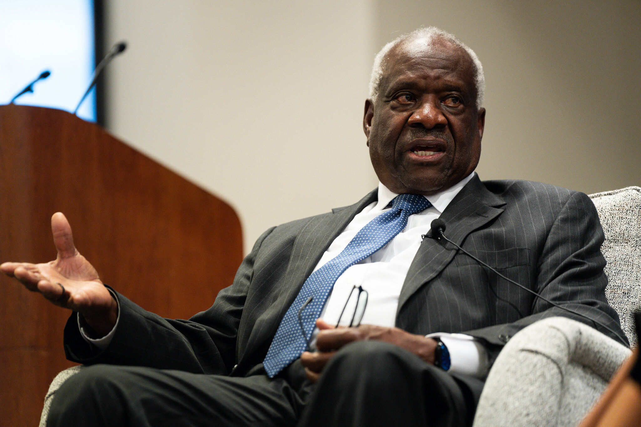 Justice Thomas Bemoans Incivility as Security Prompts Cancellation of In-Person Speech