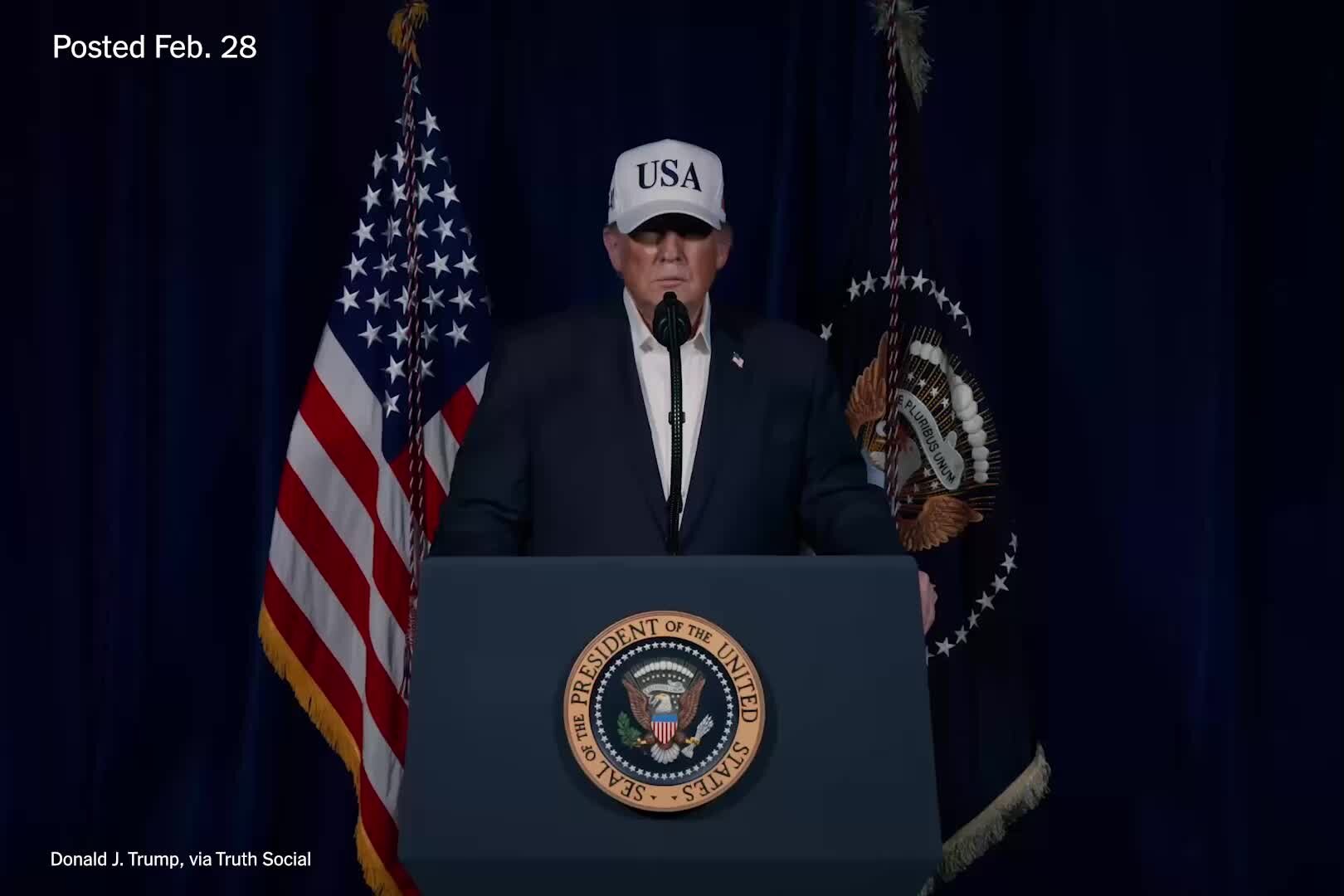 Trump Calls for Overthrow of Iran’s Government