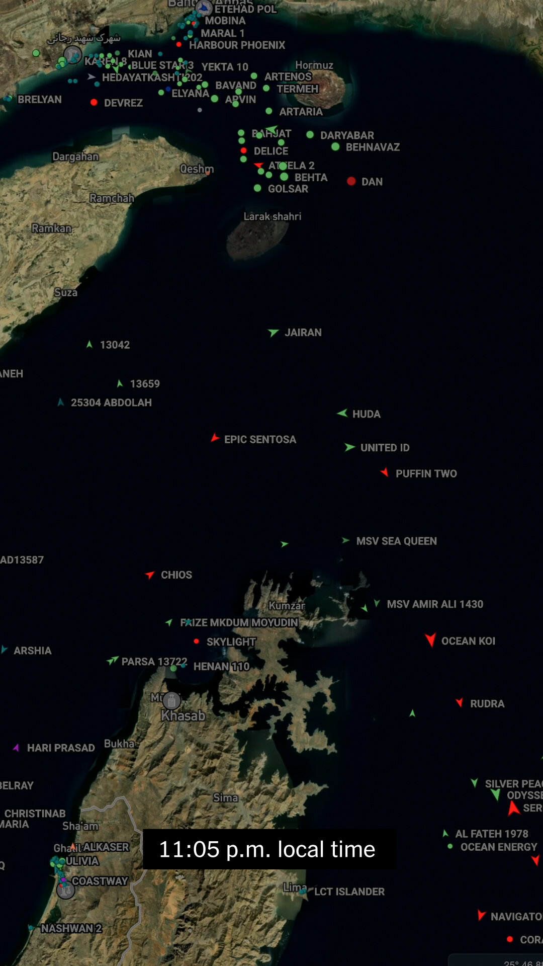 Shipping Traffic Through Strait of Hormuz Plummets After Attacks on Iran