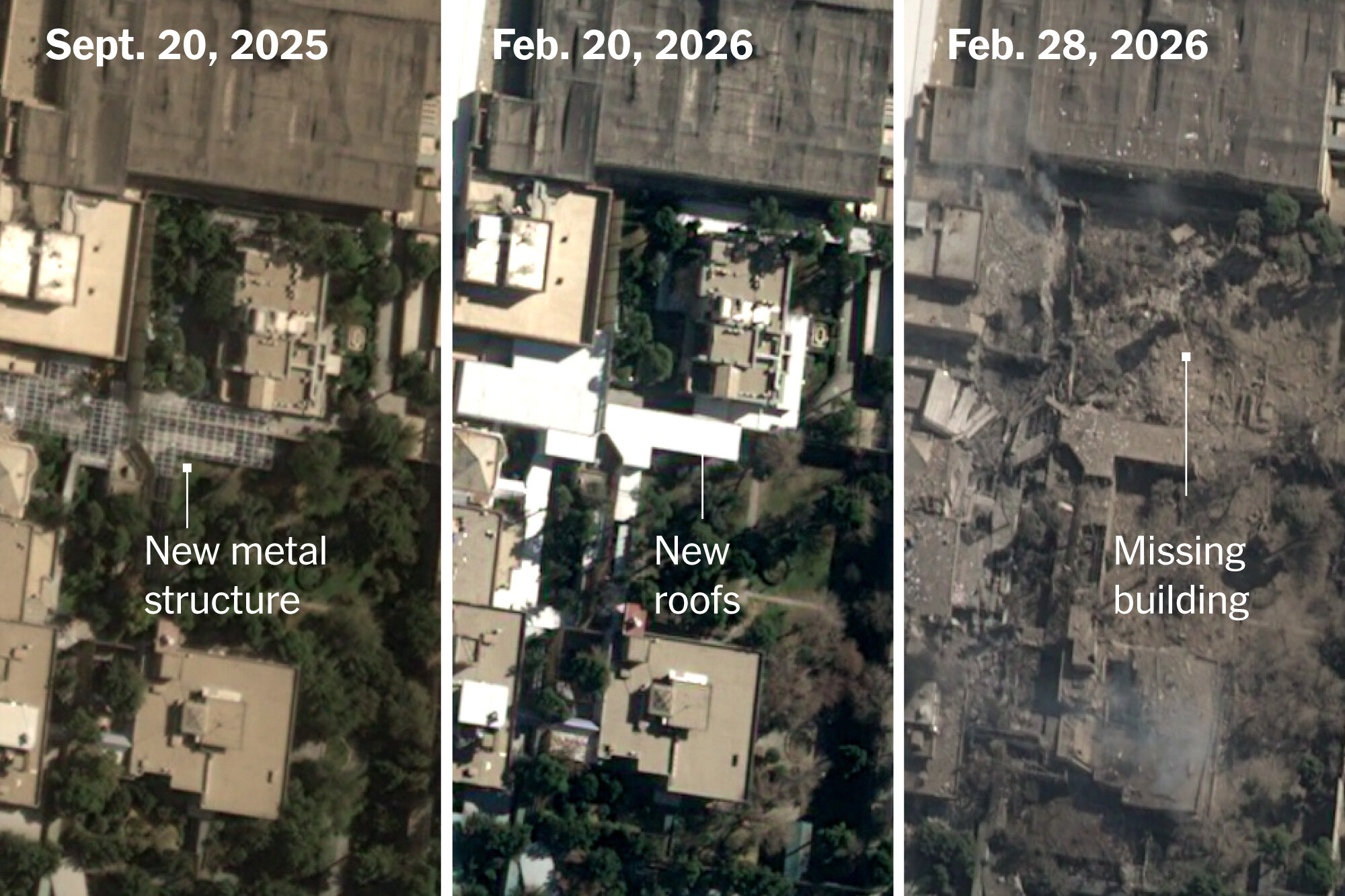 Strikes Destroyed Newly Built Structures at Khamenei’s Compound