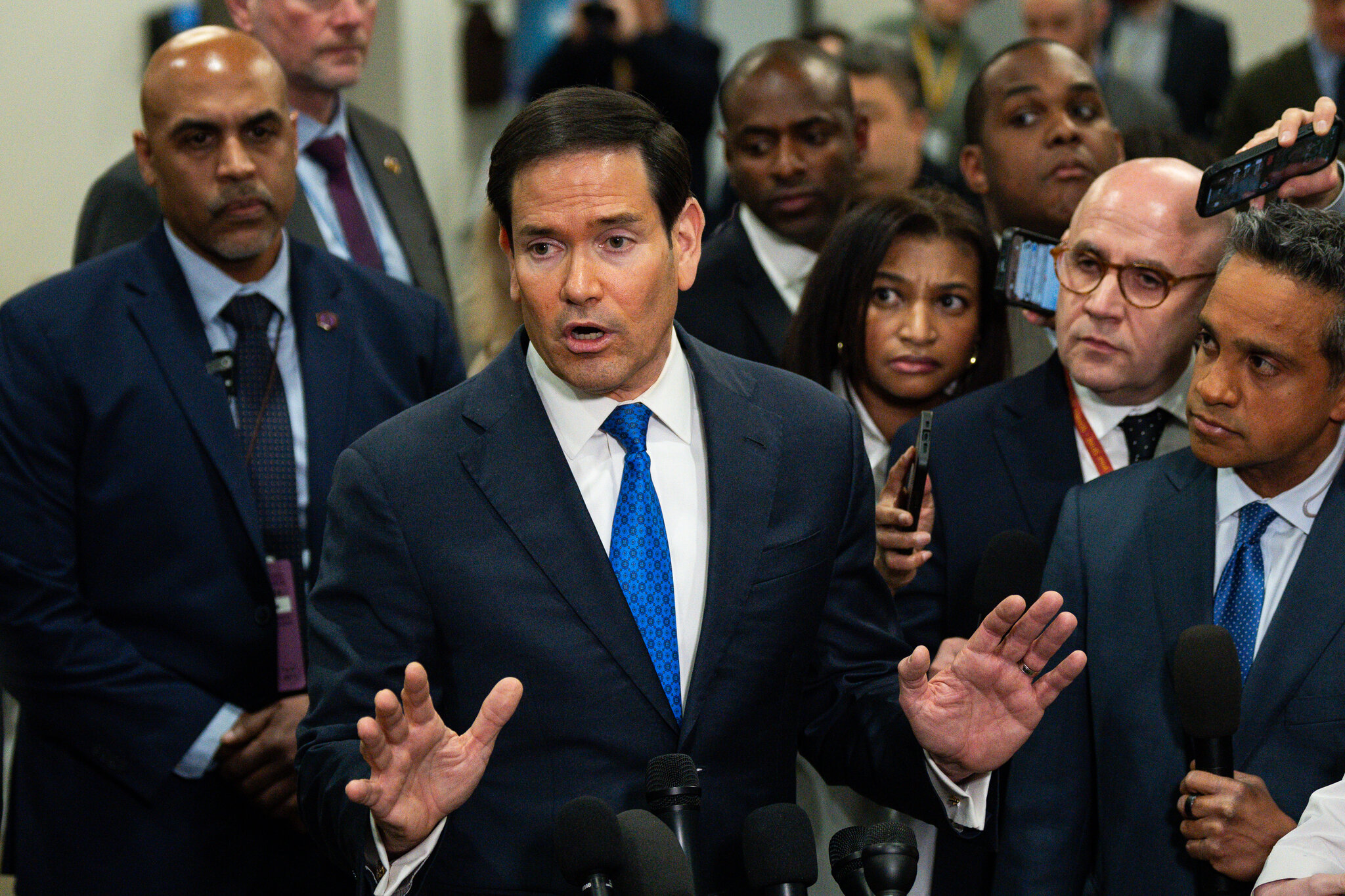 Rubio Walks Back Suggestion That Israel Forced U.S. Hand in Iran Strikes