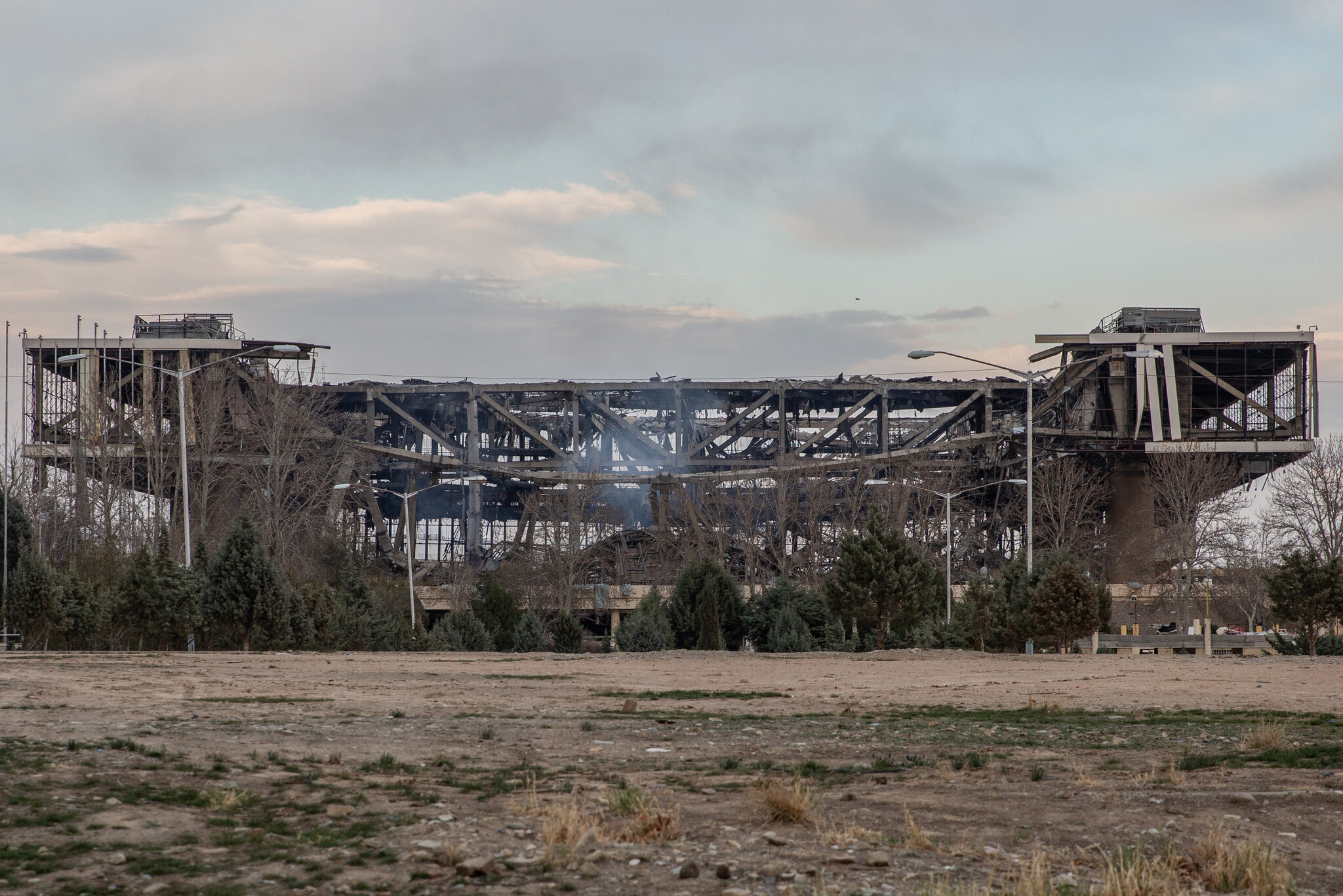 Strikes Batter Iran’s Storied Azadi Stadium Complex