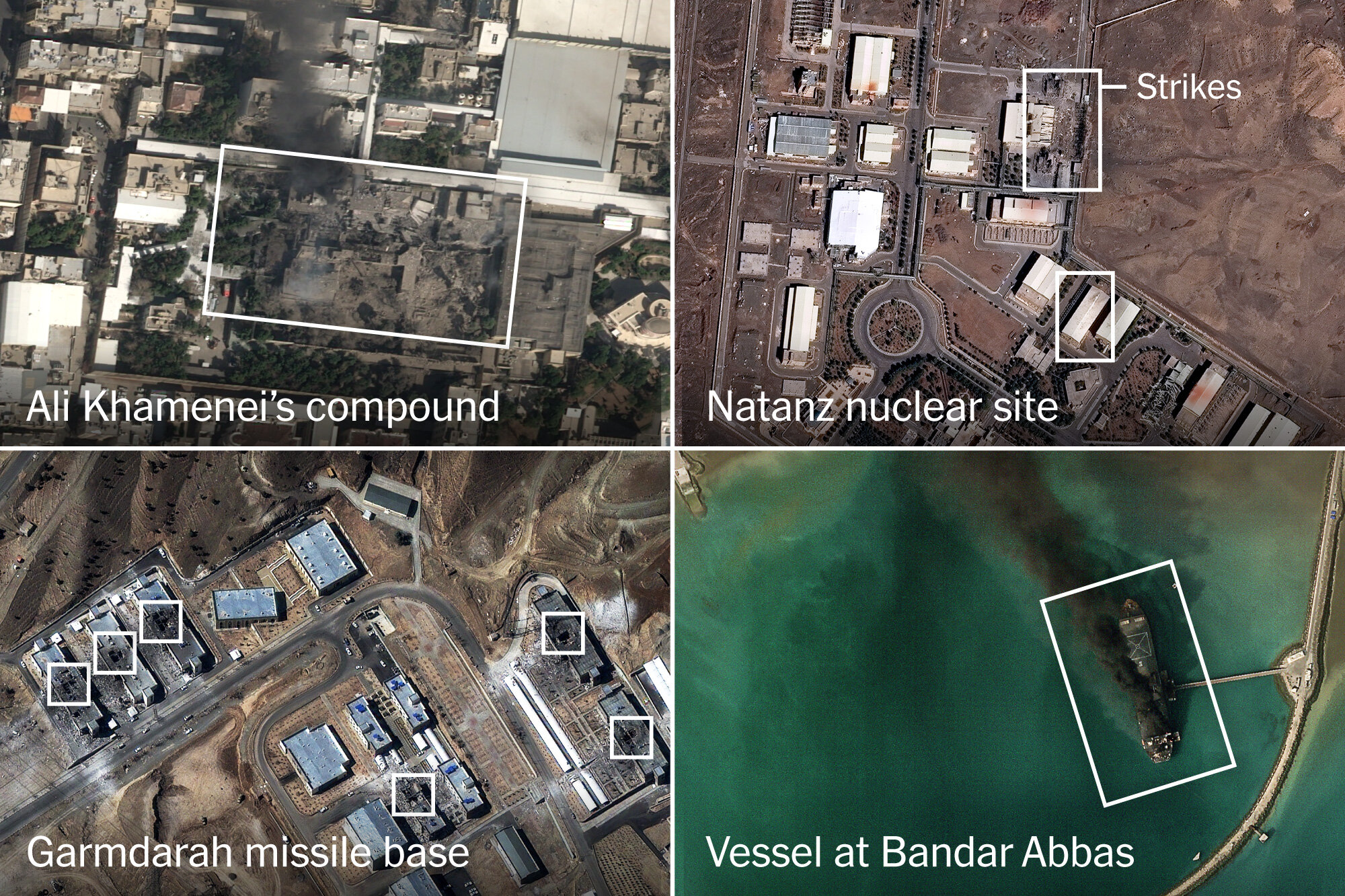 What the U.S. and Israel Have Targeted in Their Iran Blitz