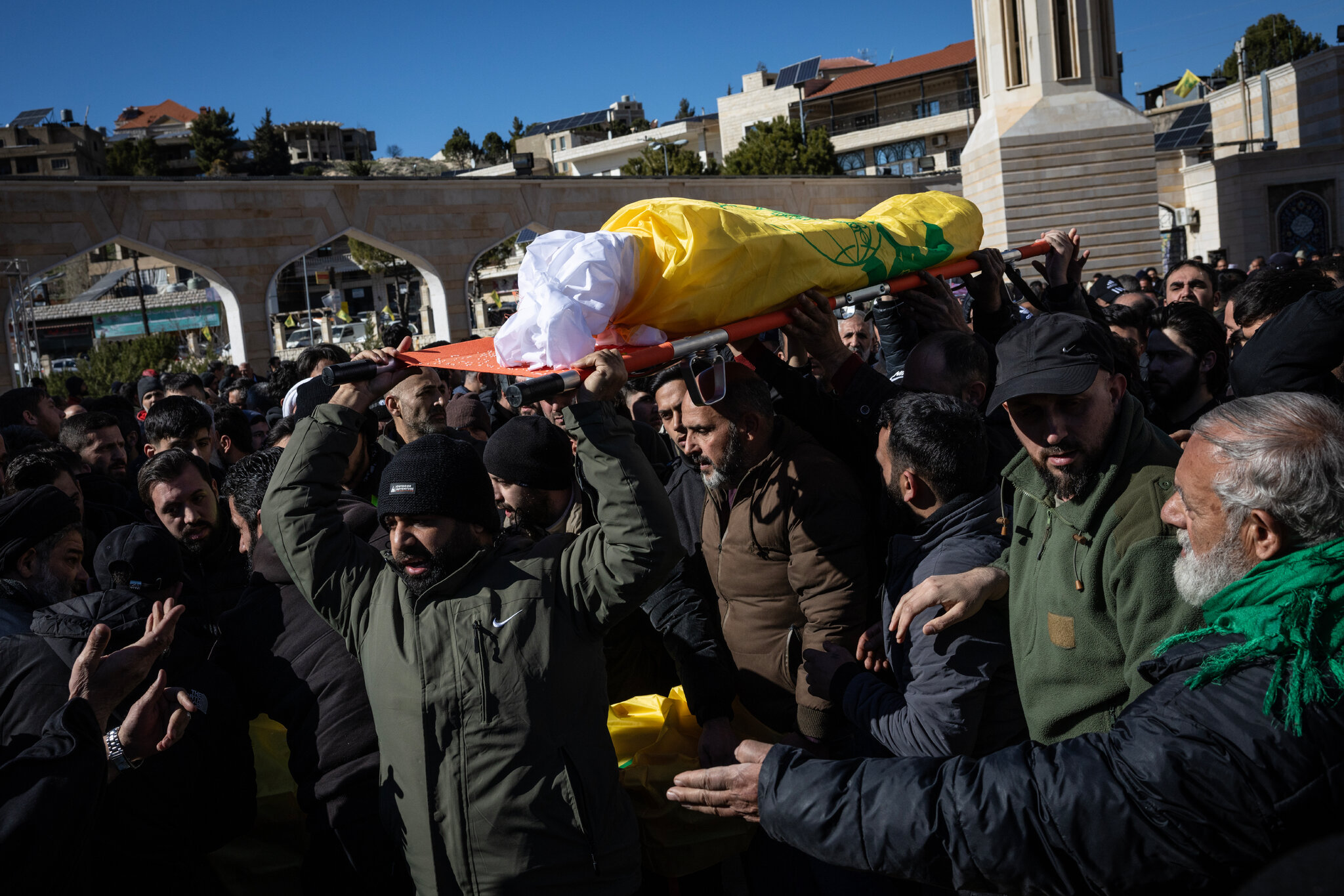 Lebanese Villagers Bury Hezbollah Fighters, Praising Their Defiance of Israel