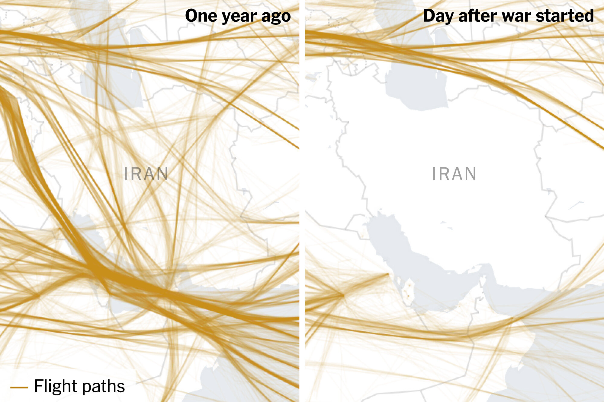 War Has Sent Thousands of Planes Flying in the Other Direction