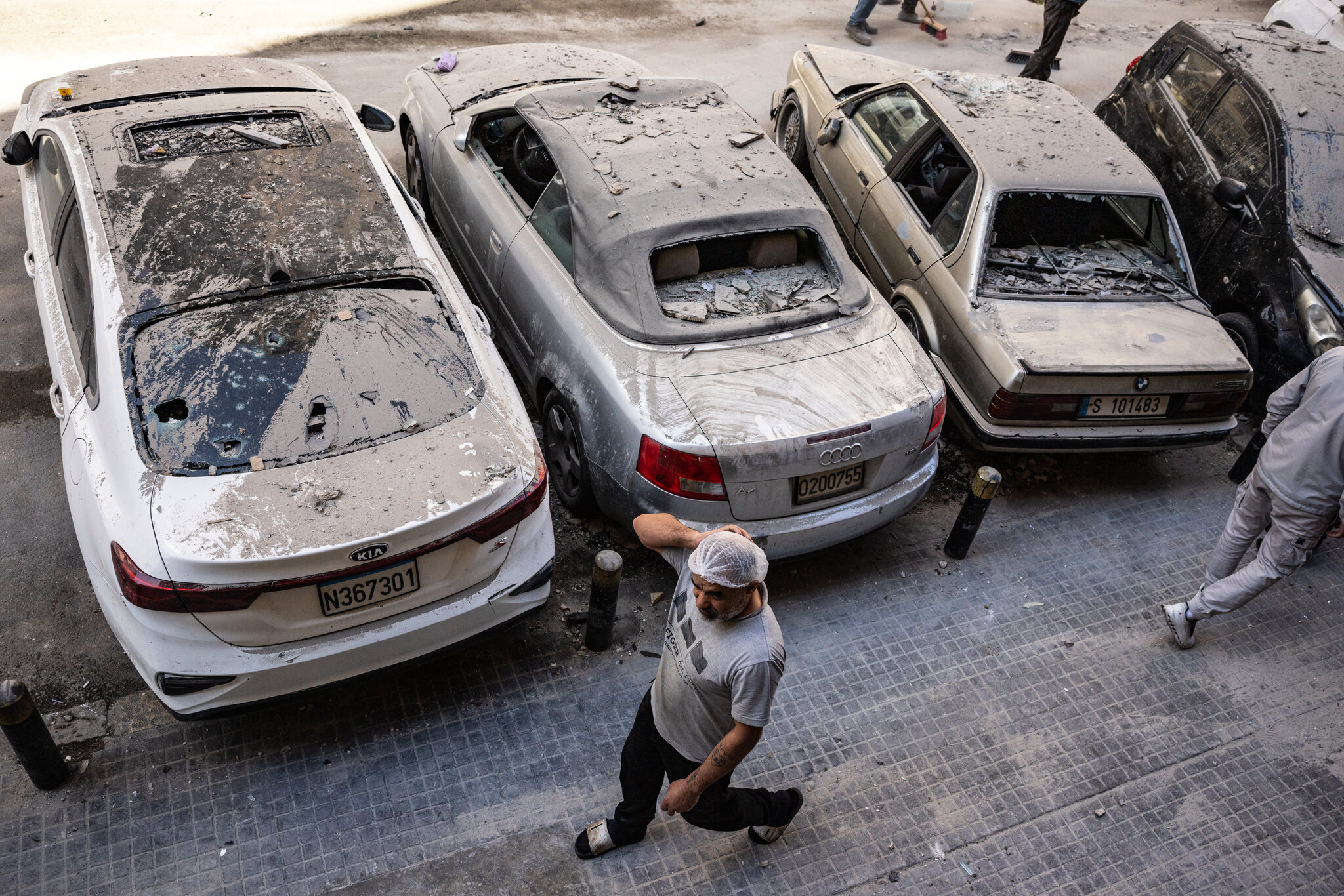 Lebanese residents are left in shock and fear as Israeli strikes reach the center of Beirut.