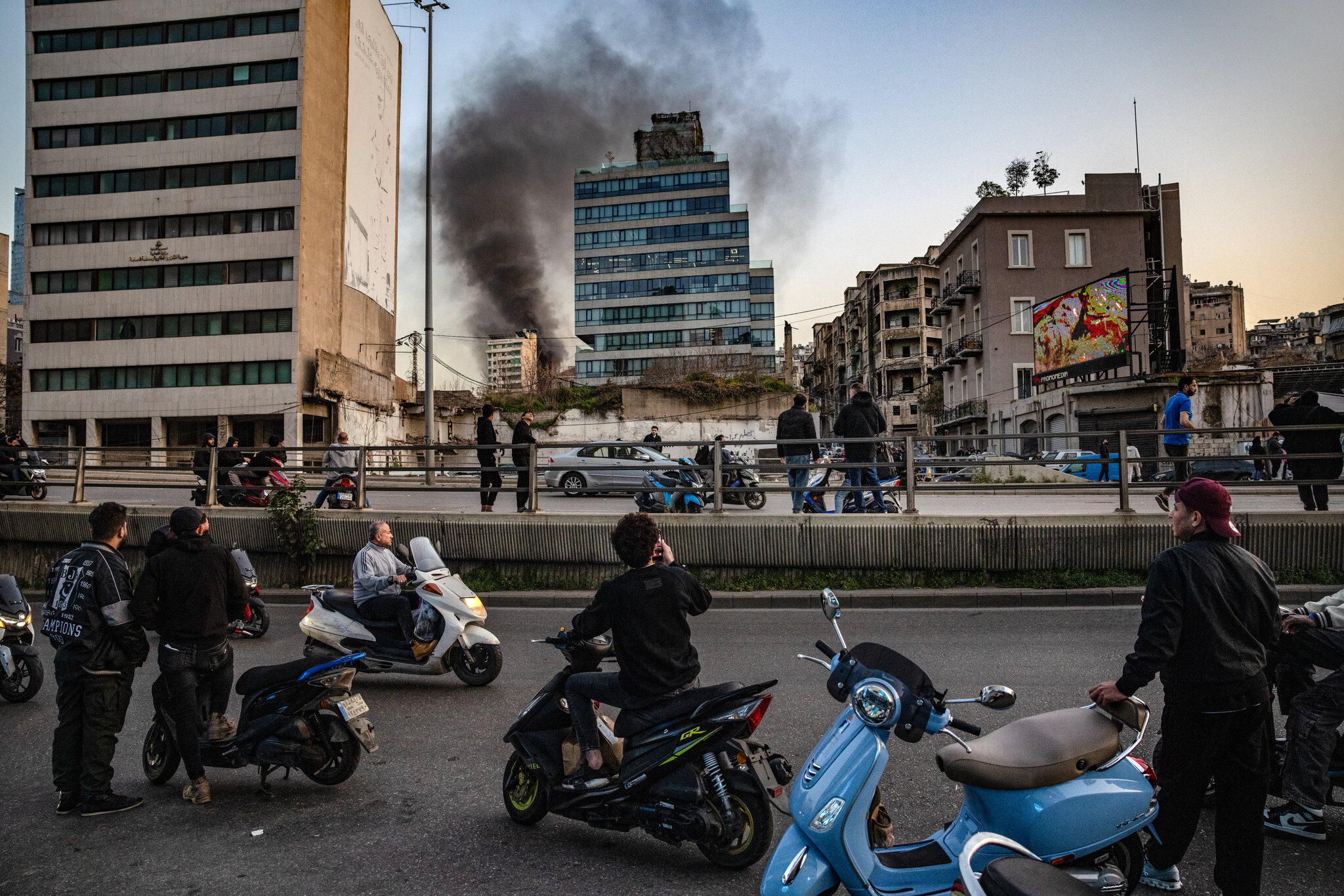 Iran War Live Updates: Israel Targets Hezbollah in Beirut as Strikes Hit City Center