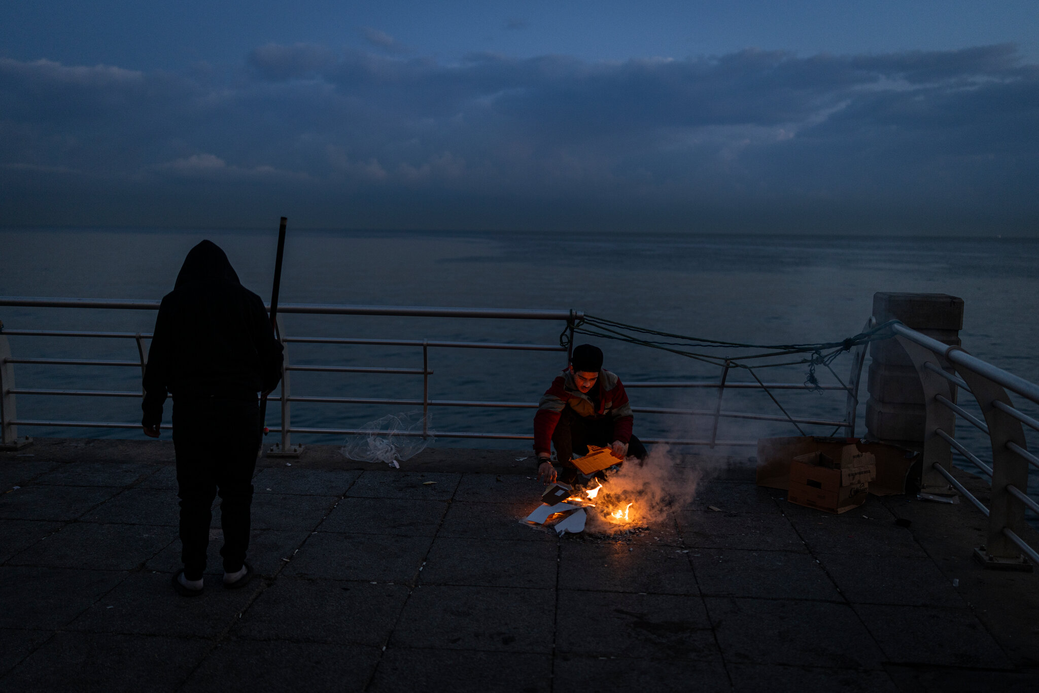 ‘We Miss Home’: Displaced Lebanese Face Cold Streets and an Uncertain Future