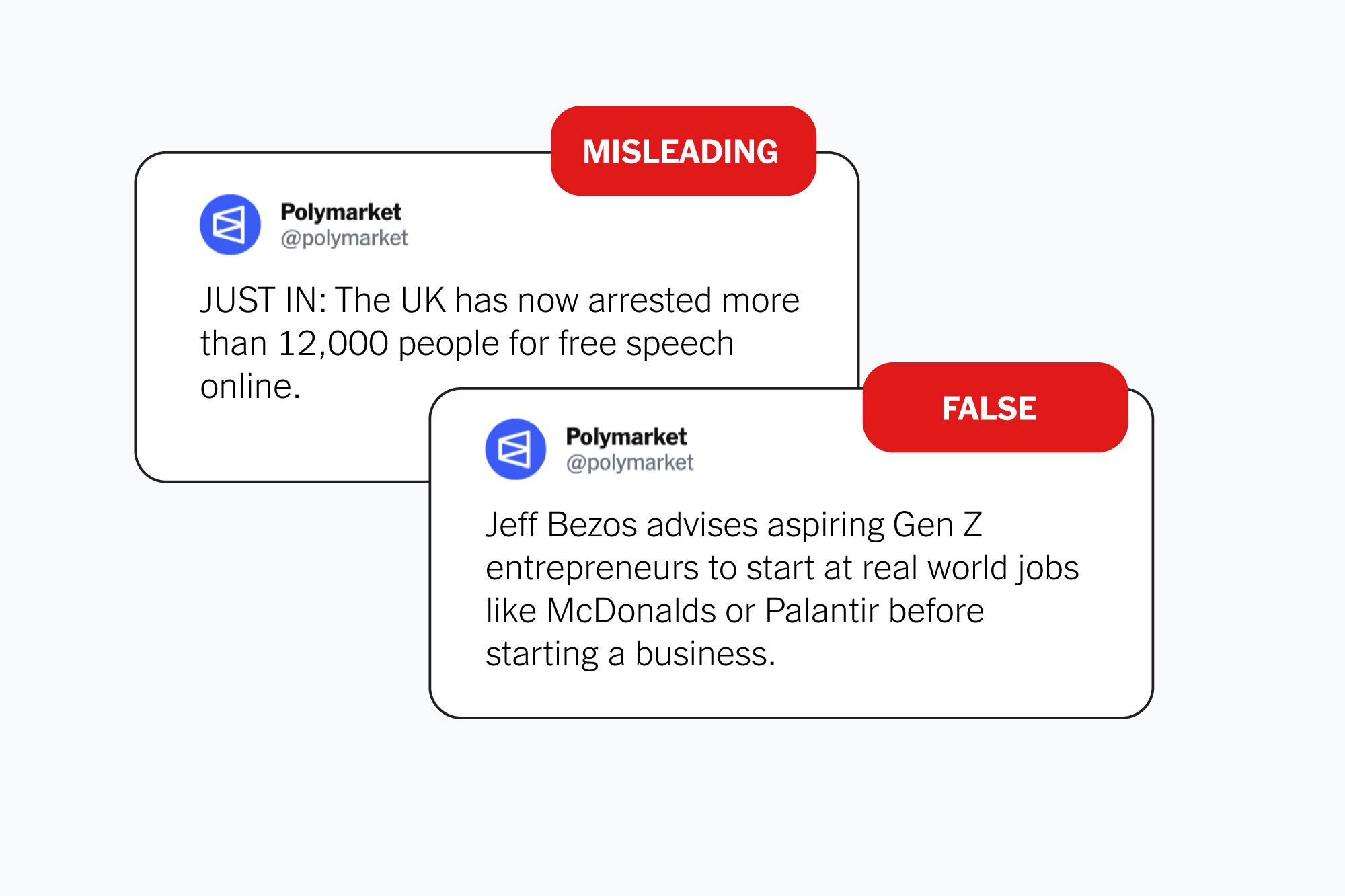 Polymarket Says It Predicts the Truth. Its Social Feeds Are Filled With Falsehoods.