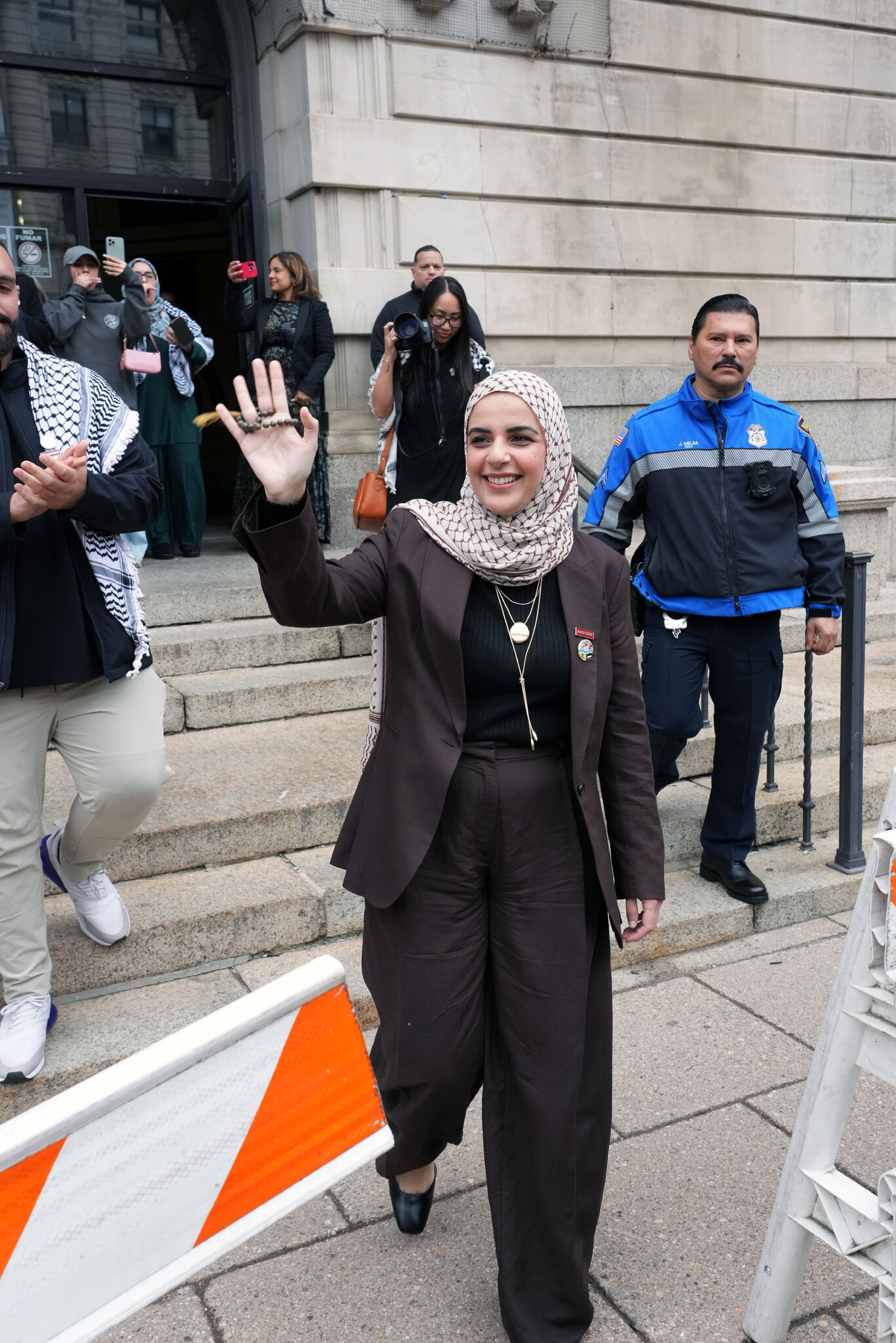 Pro-Palestinian Activists Rally in Support of Freed Columbia Protester