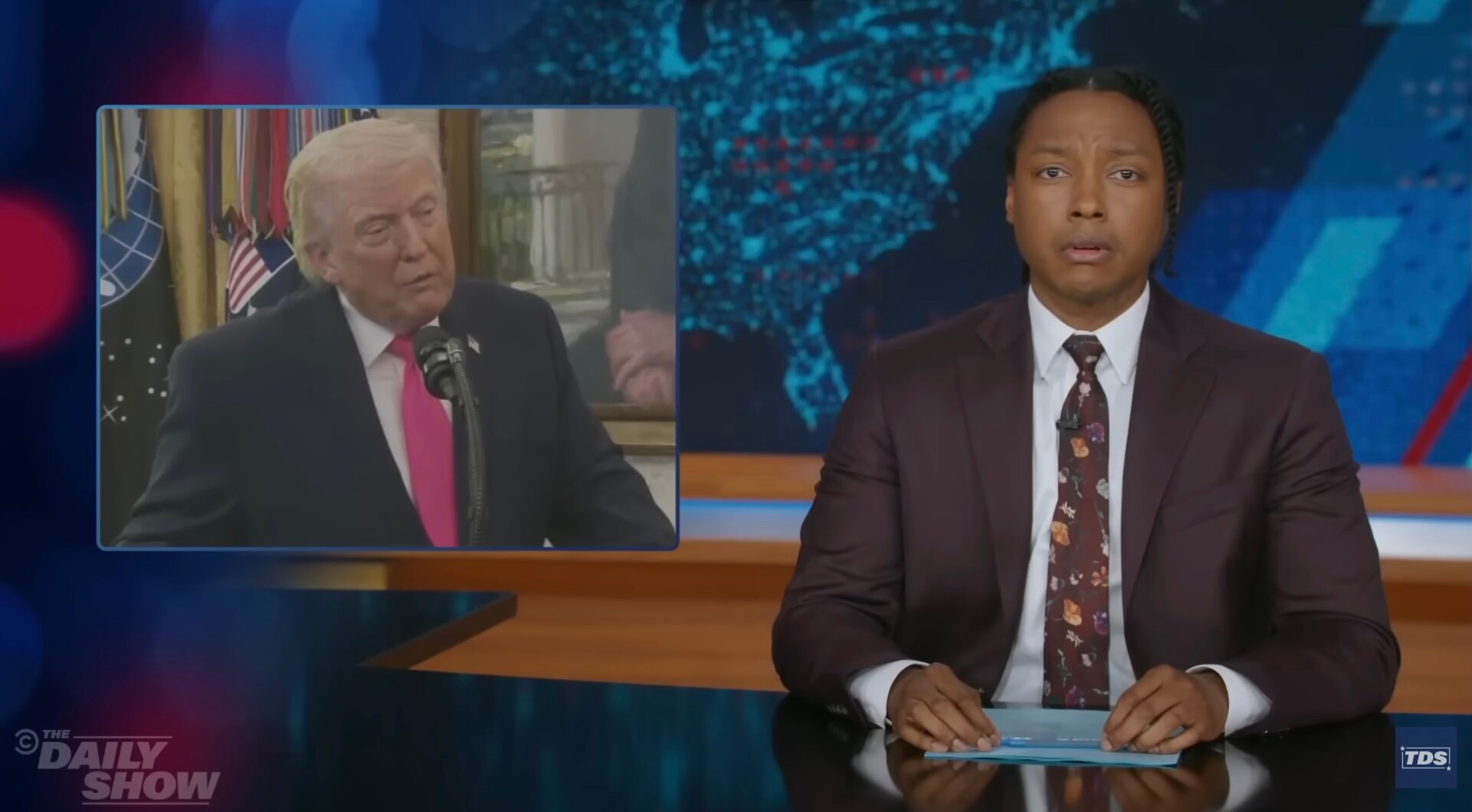 Late Night Questions the ‘Very Big Present’ Trump Got From Iran
