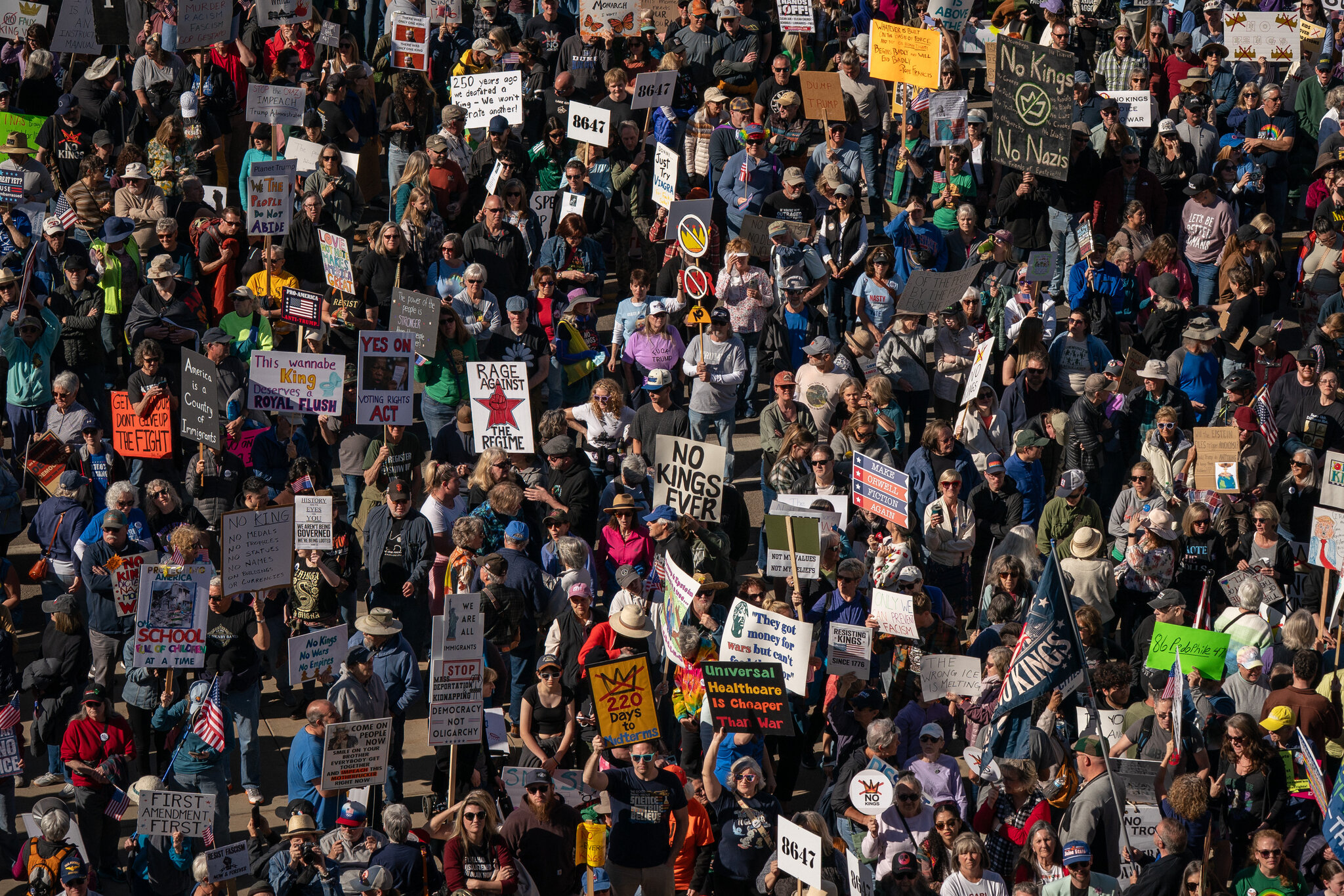 Iran and Immigration Frustrations Fuel New Wave of ‘No Kings’ Rallies