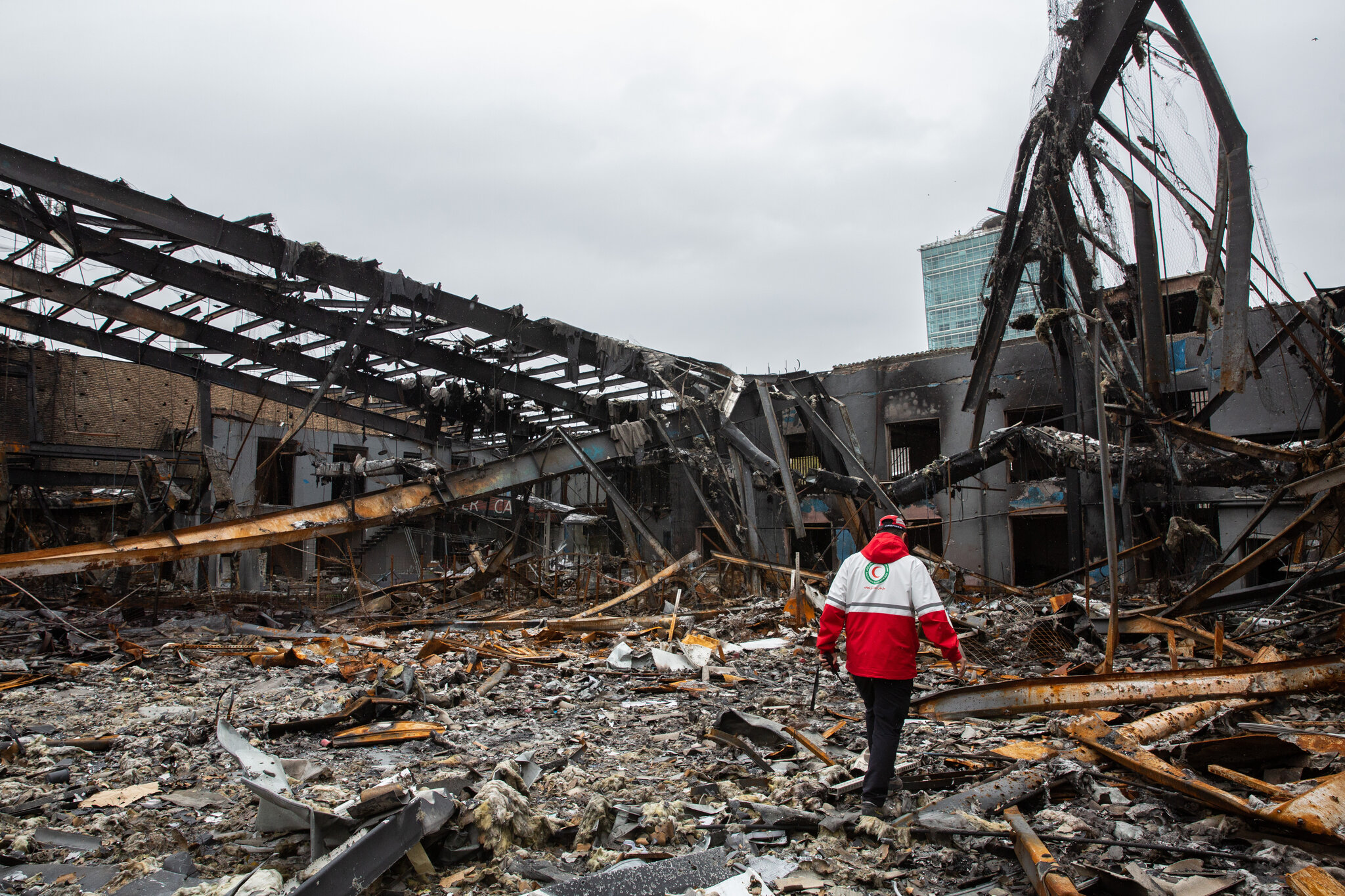 Airstrikes batter a university and residential zones in Tehran.