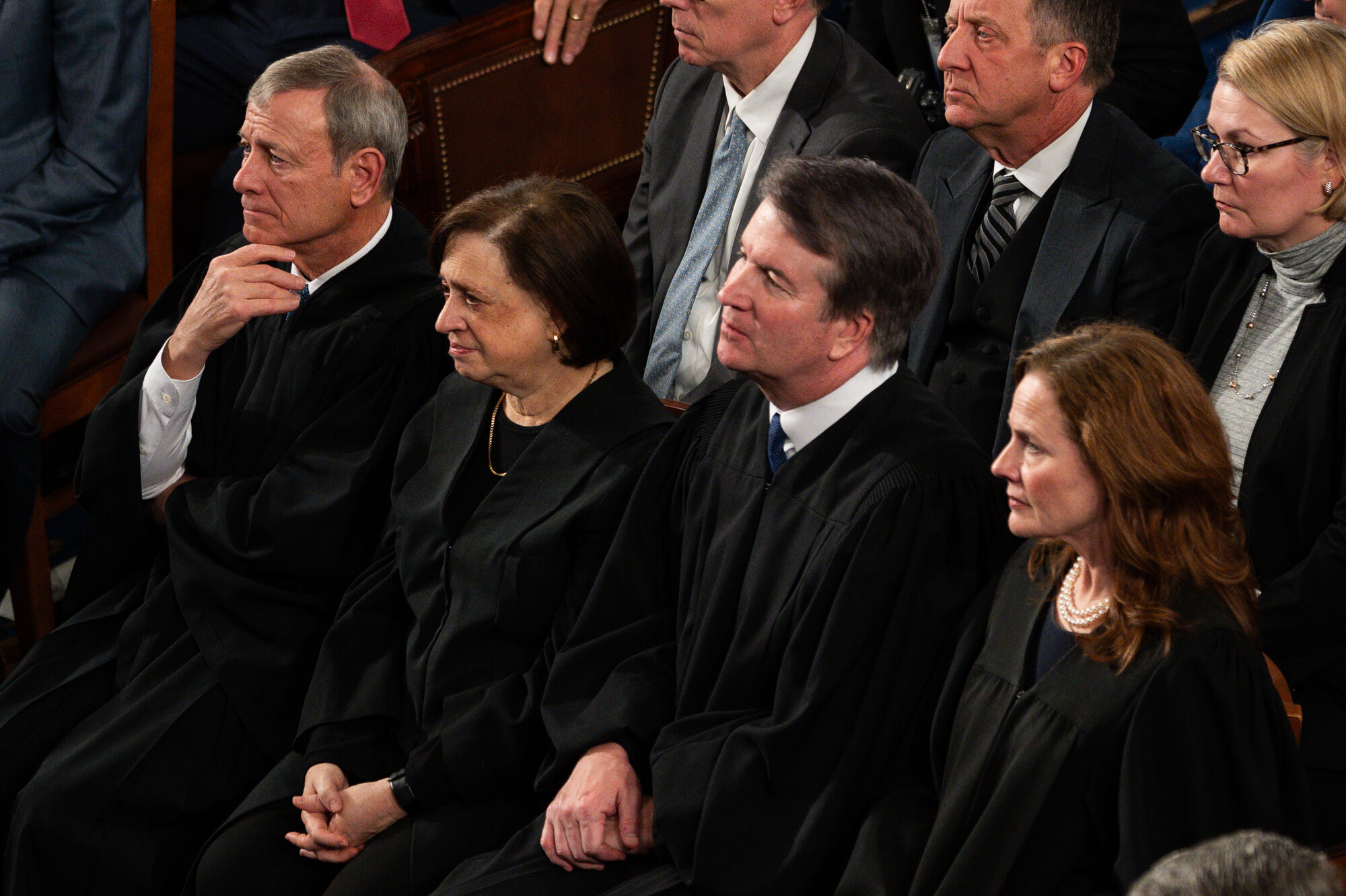 Trump Attends Supreme Court Arguments, a Presidential First