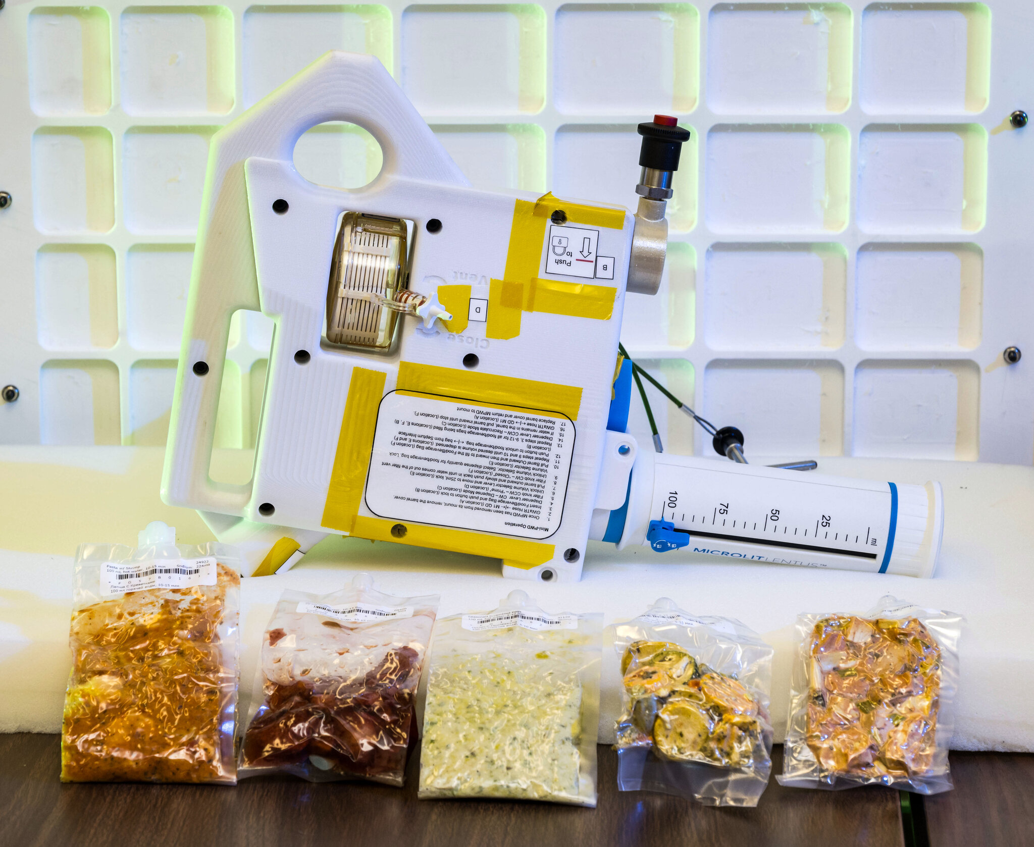 This is the Artemis II moon menu.