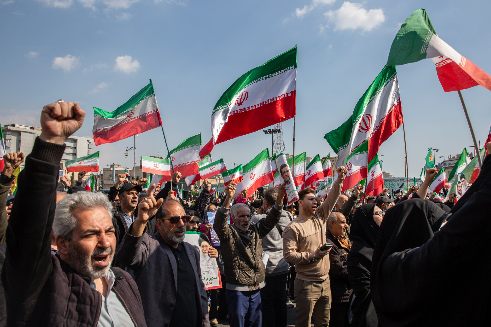 Iranian officials come out defiant after Trump’s war speech.