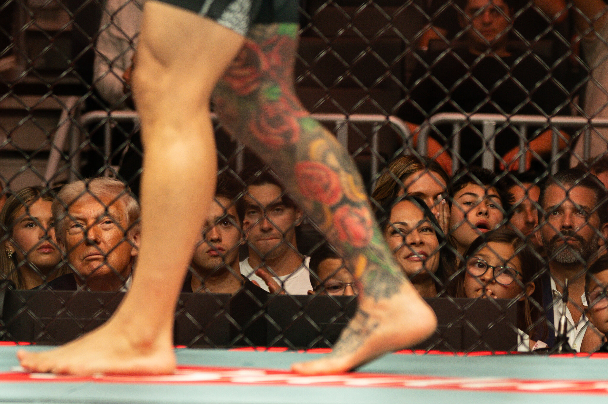 Trump Was Watching a U.F.C. Fight in Miami While Iran Talks Collapsed