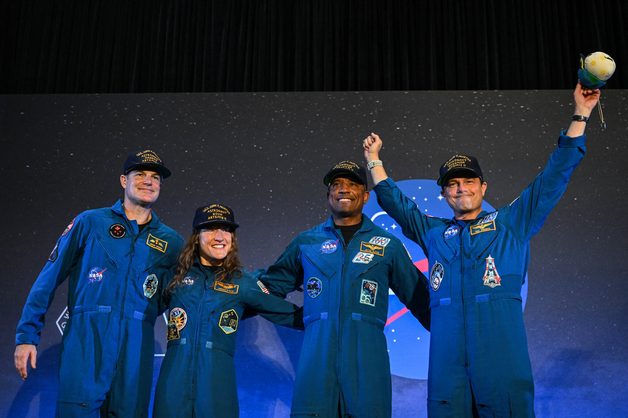 Artemis II Crew Reunites With Families and Fellow NASA Astronauts