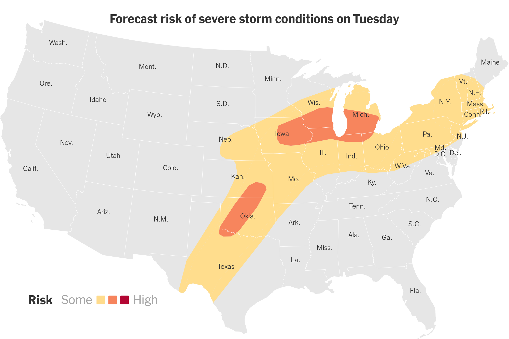Powerful Storms Prompt Tornado Watches Across the Central U.S.