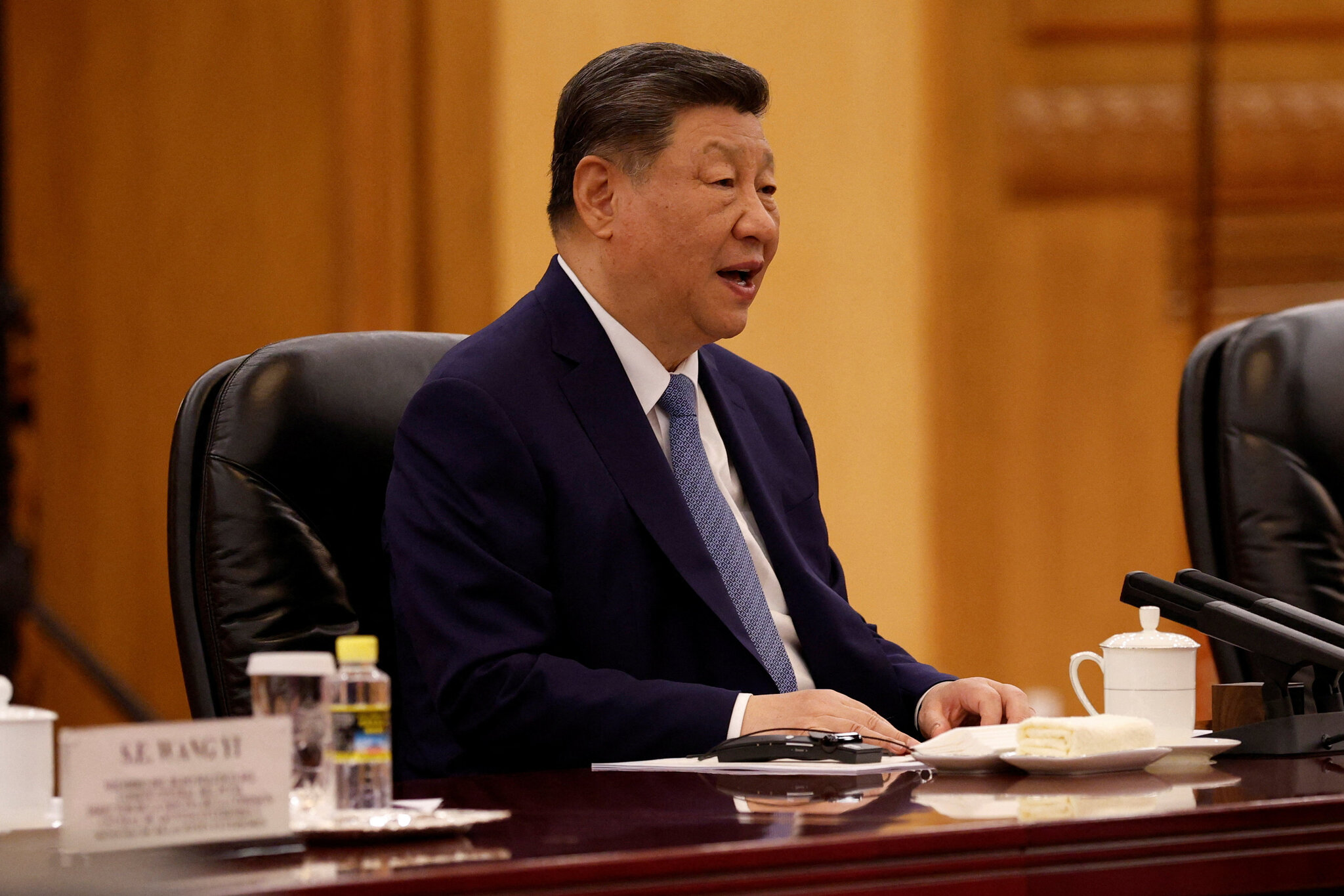 Xi Offers Veiled Critique of U.S. in Rare Comments on War in Iran
