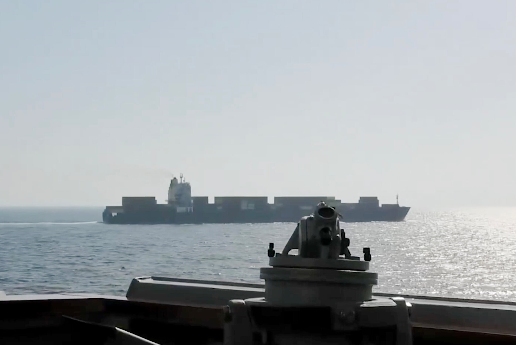U.S. Fires on Iranian Cargo Ship in Arabian Sea