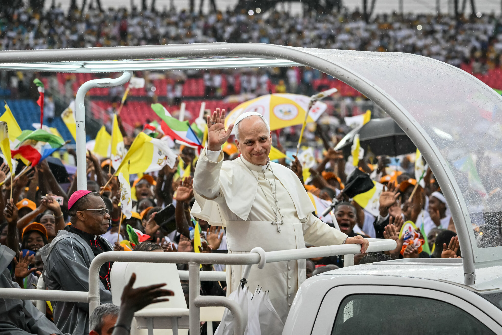 Touring Africa, Pope Leo Raised His Voice, but Didn’t Like the Echo