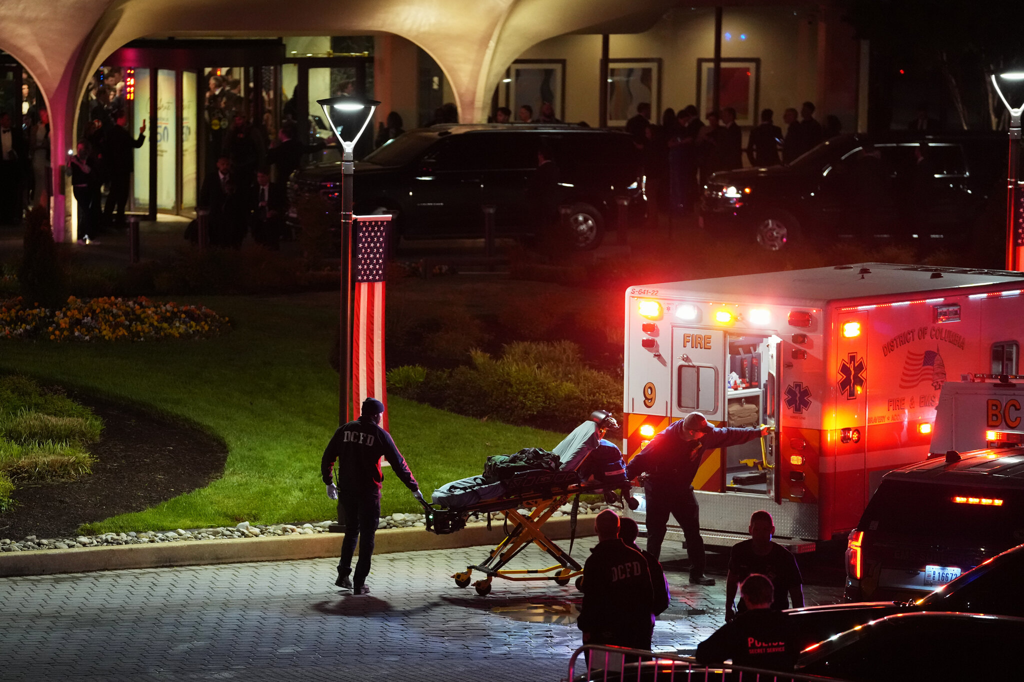 California Man in Custody After Shooting at Dinner Attended by Trump
