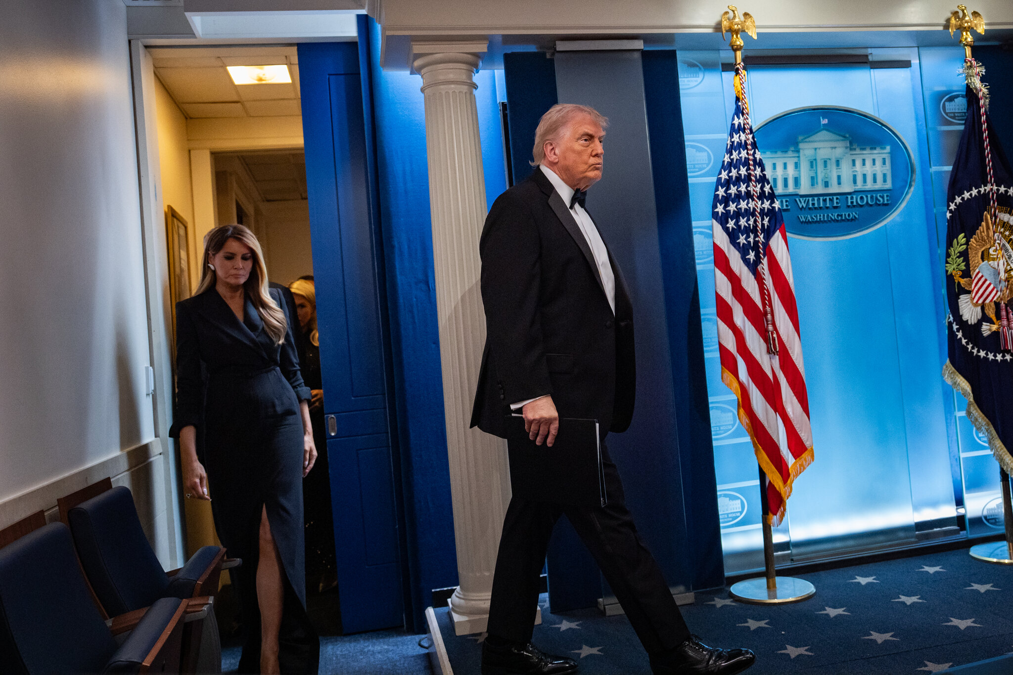 World leaders condemn violence after gunfire at the White House correspondents’ dinner.