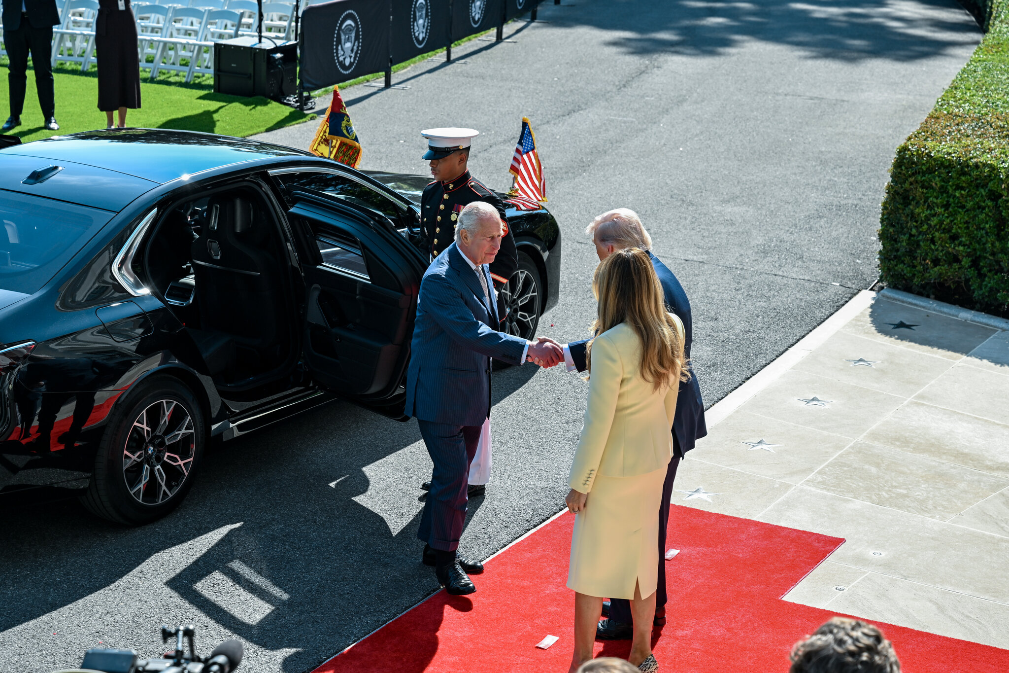 The king’s visit comes amid foreign policy disagreements with the United States.
