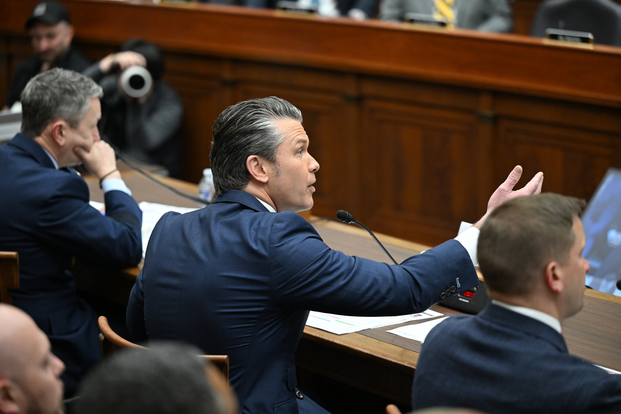 Hegseth Cites Falsehood to Defend His Firing of Senior Officers