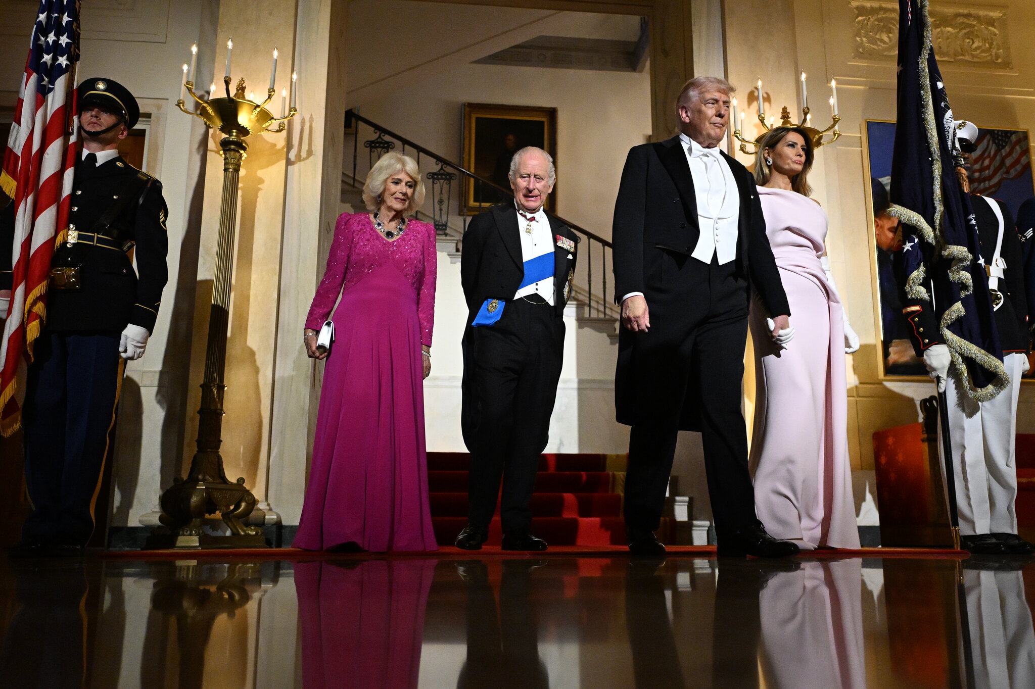 At State Dinner, King Charles Charms the Court of Trump