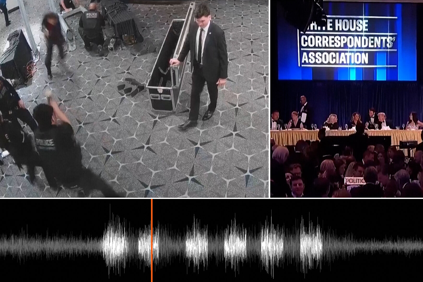 New Video Analysis Suggests Suspect in Correspondents’ Dinner Attack Fired First