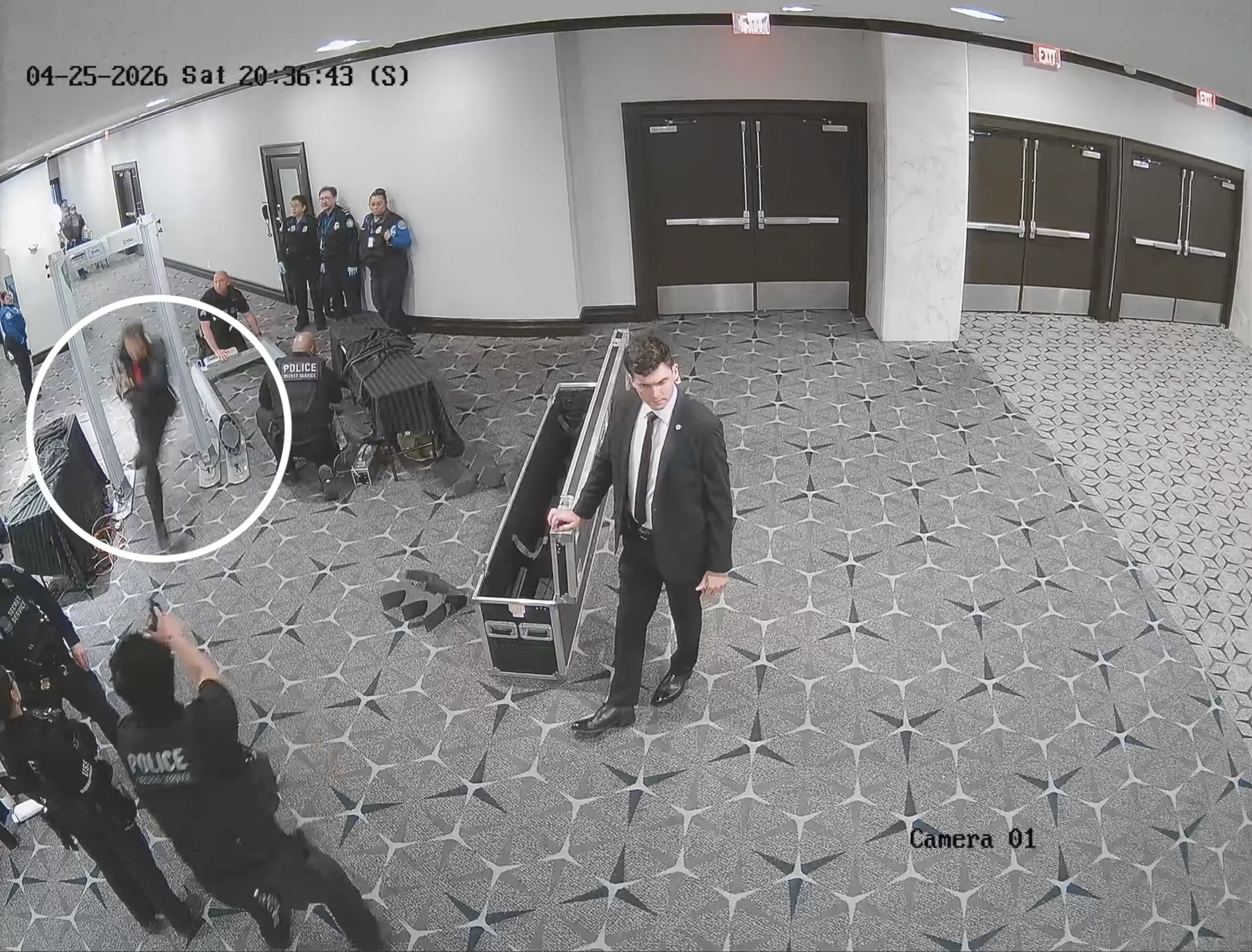 Authorities Release Video of Suspect in Correspondents’ Dinner Attack