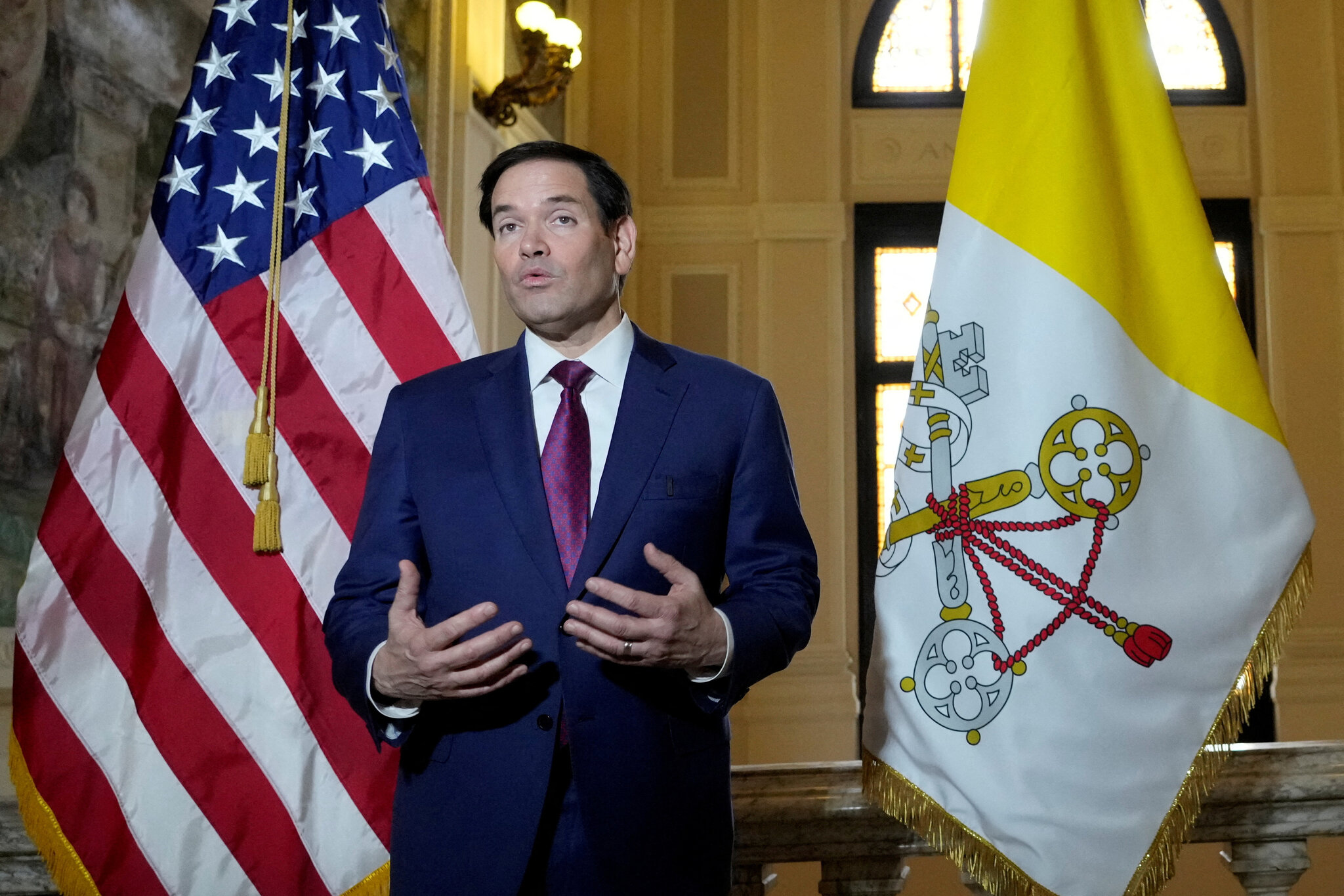 Rubio to Visit Rome After Trump’s Feud With the Pope and Meloni