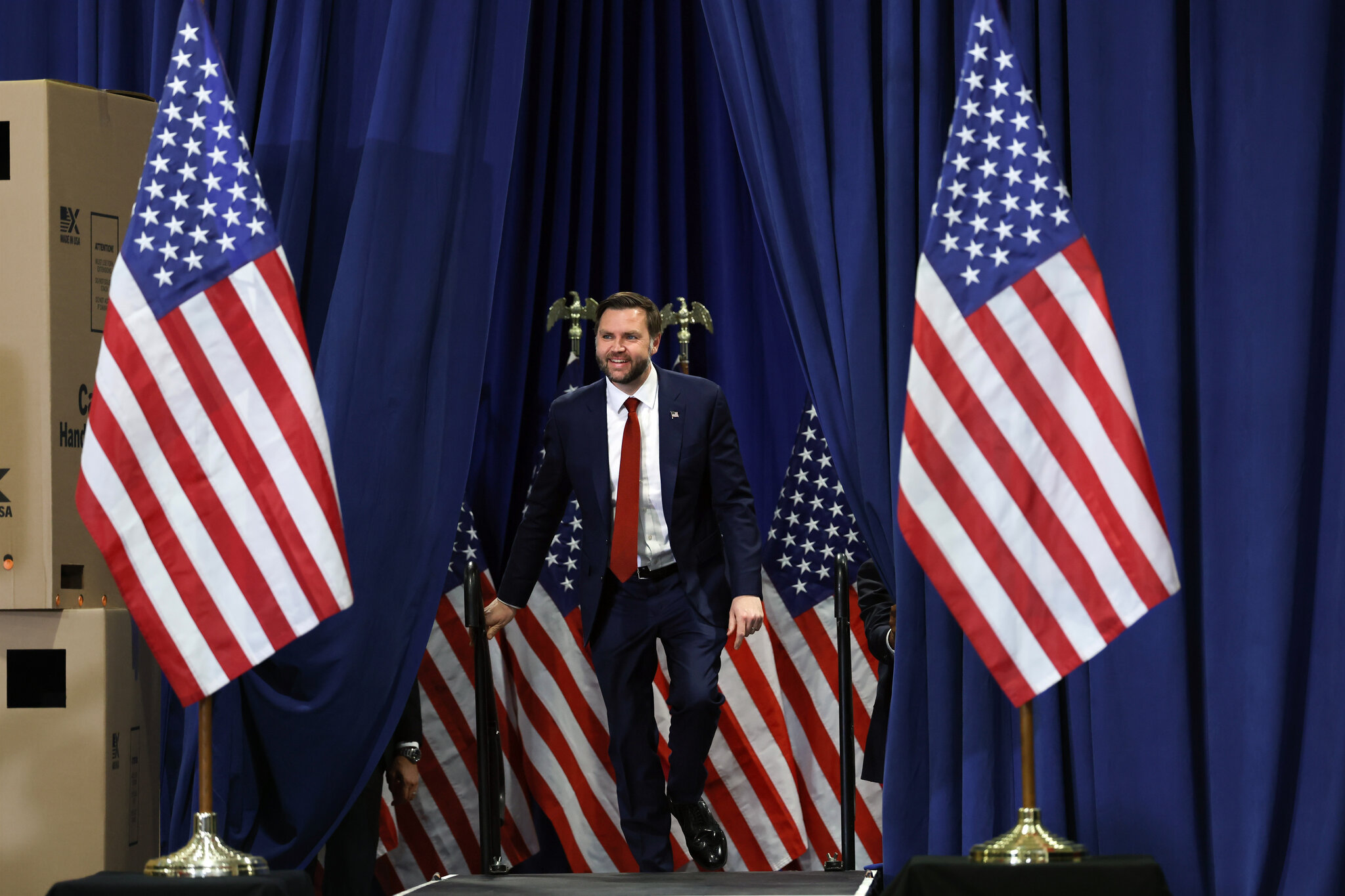 Iran War Looms Over Vance as He Visits Iowa