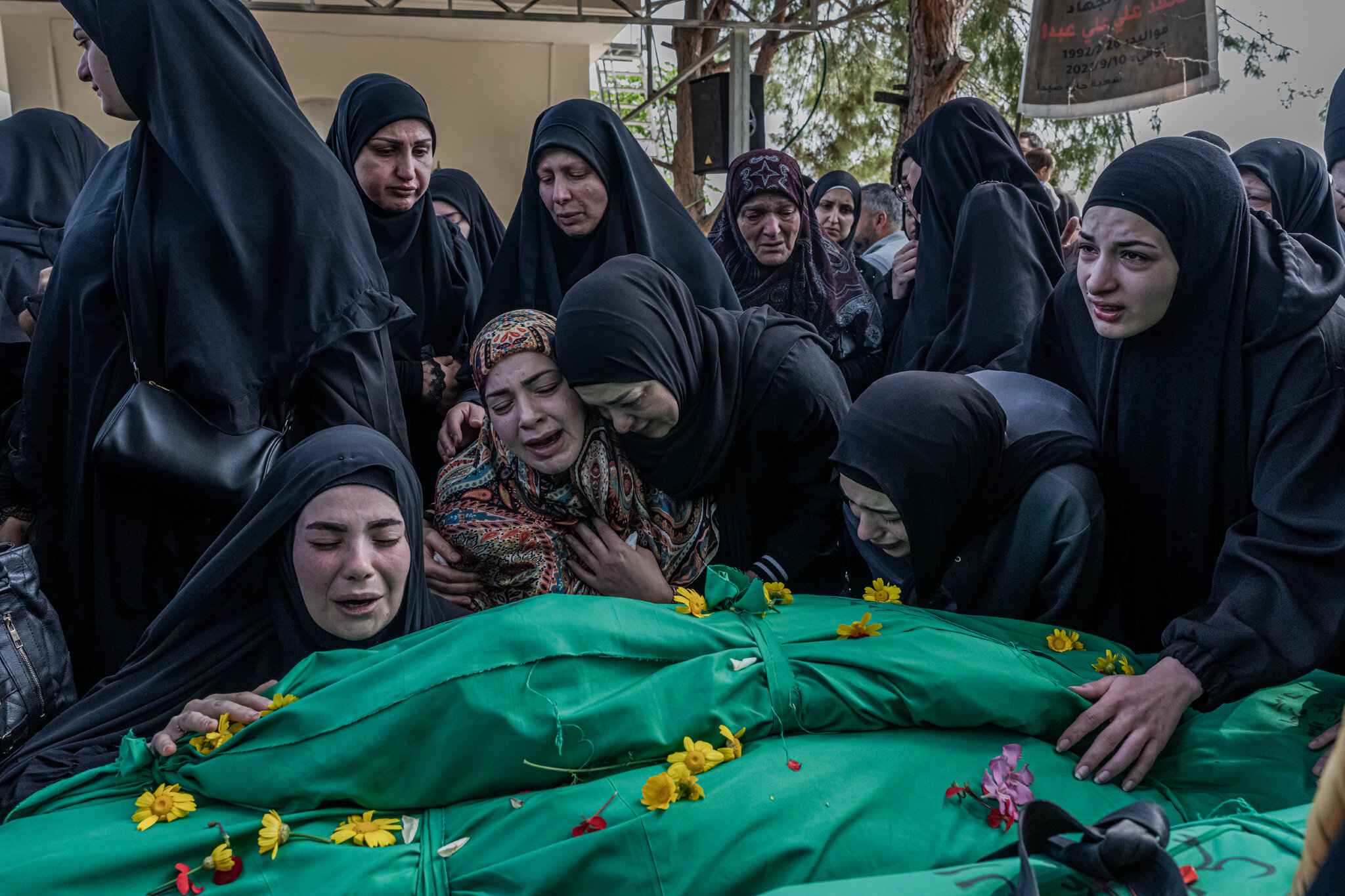 Lebanese Mourn Eight Members of One Family Killed in Israeli Strike