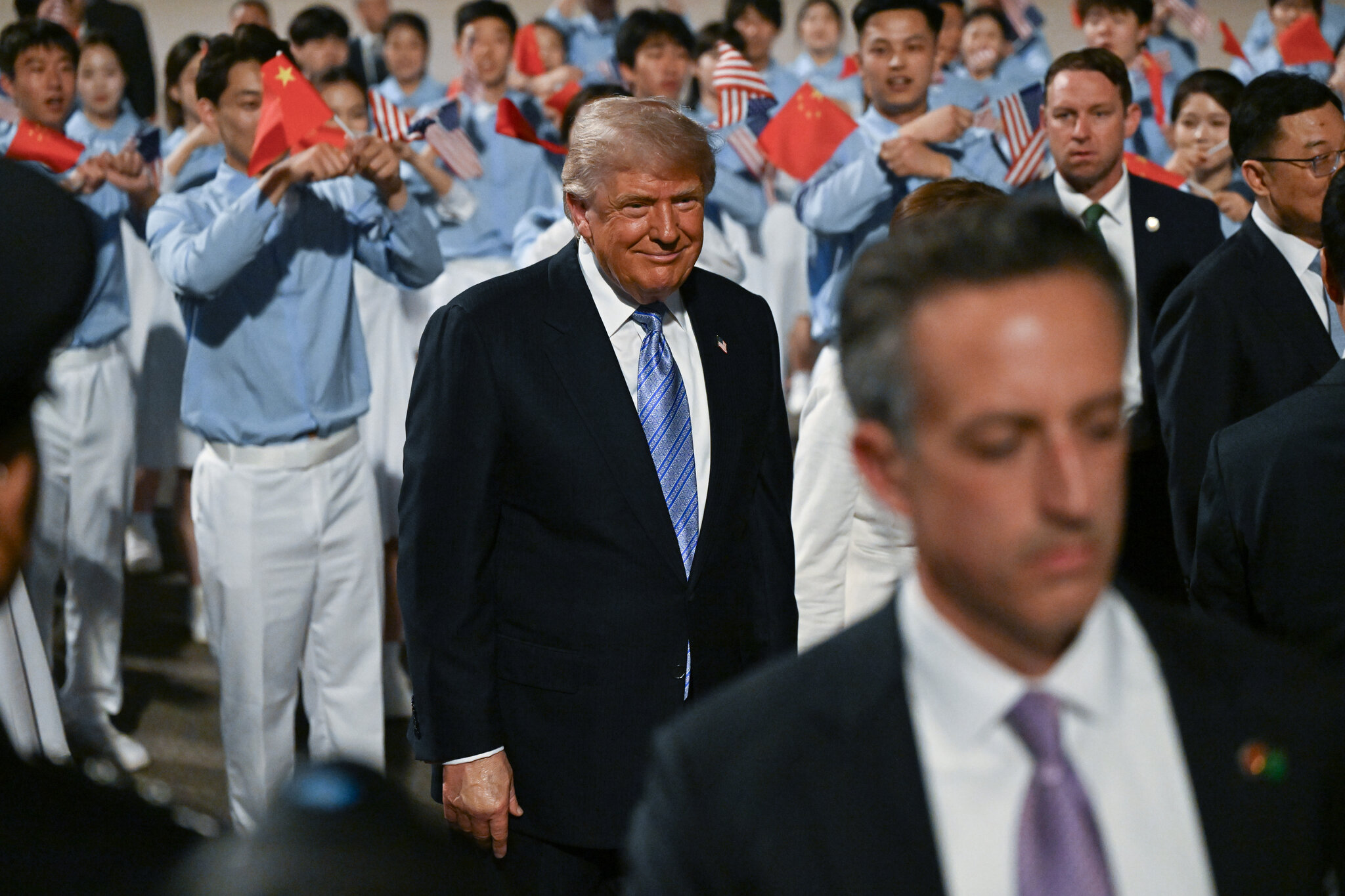 Trump Arrives in Beijing to Begin High-Stakes Summit With Xi