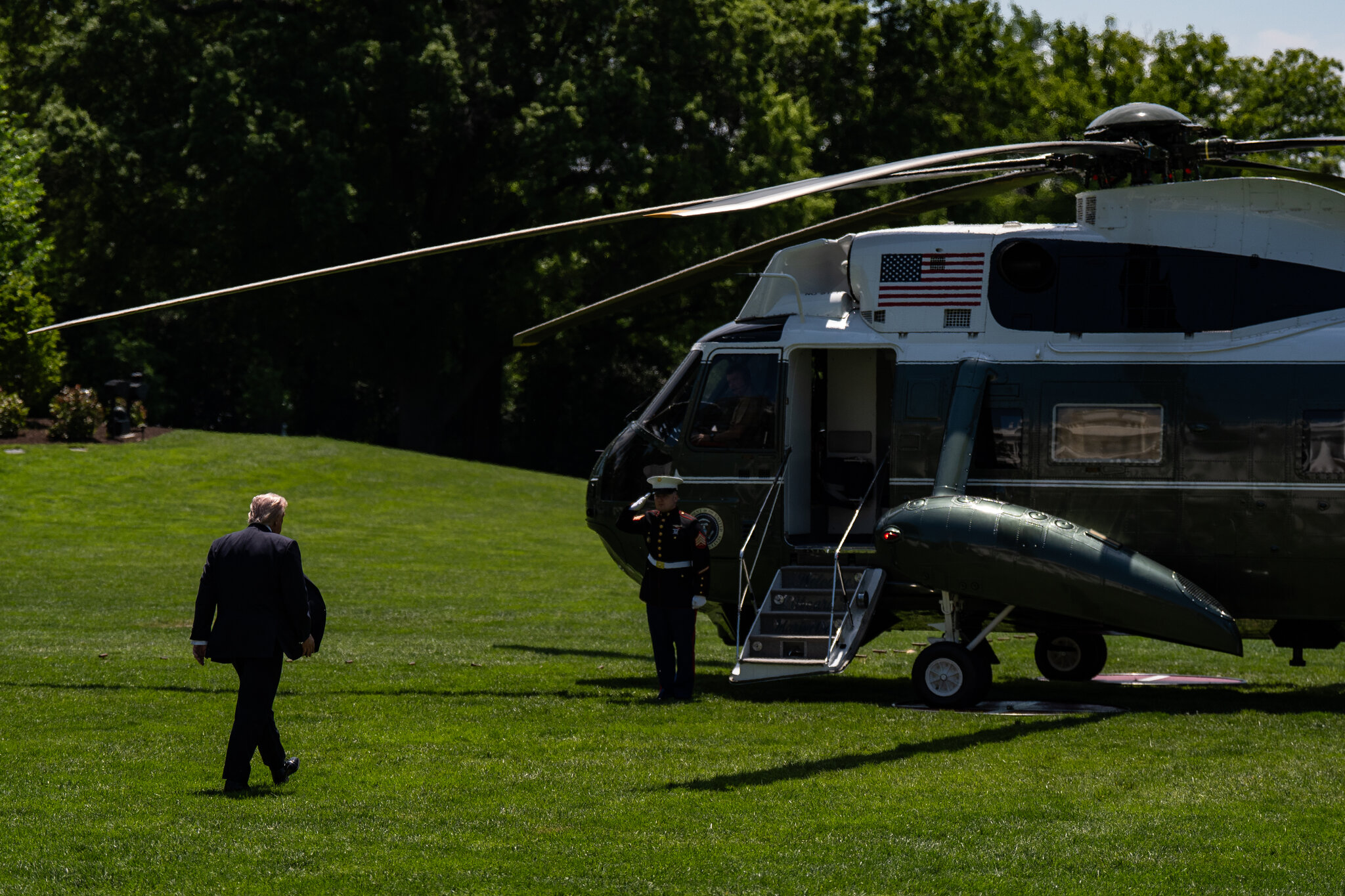 Trump Is Said to Have Proposed a New Helipad at the White House