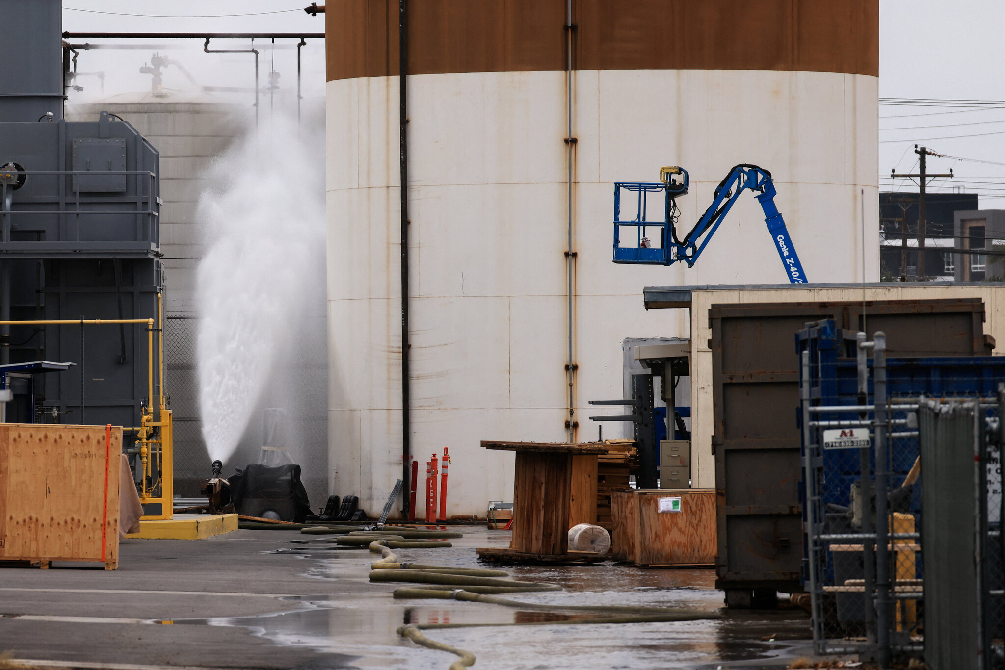 Chemical Tank in Orange County Continues to Overheat, Authorities Say