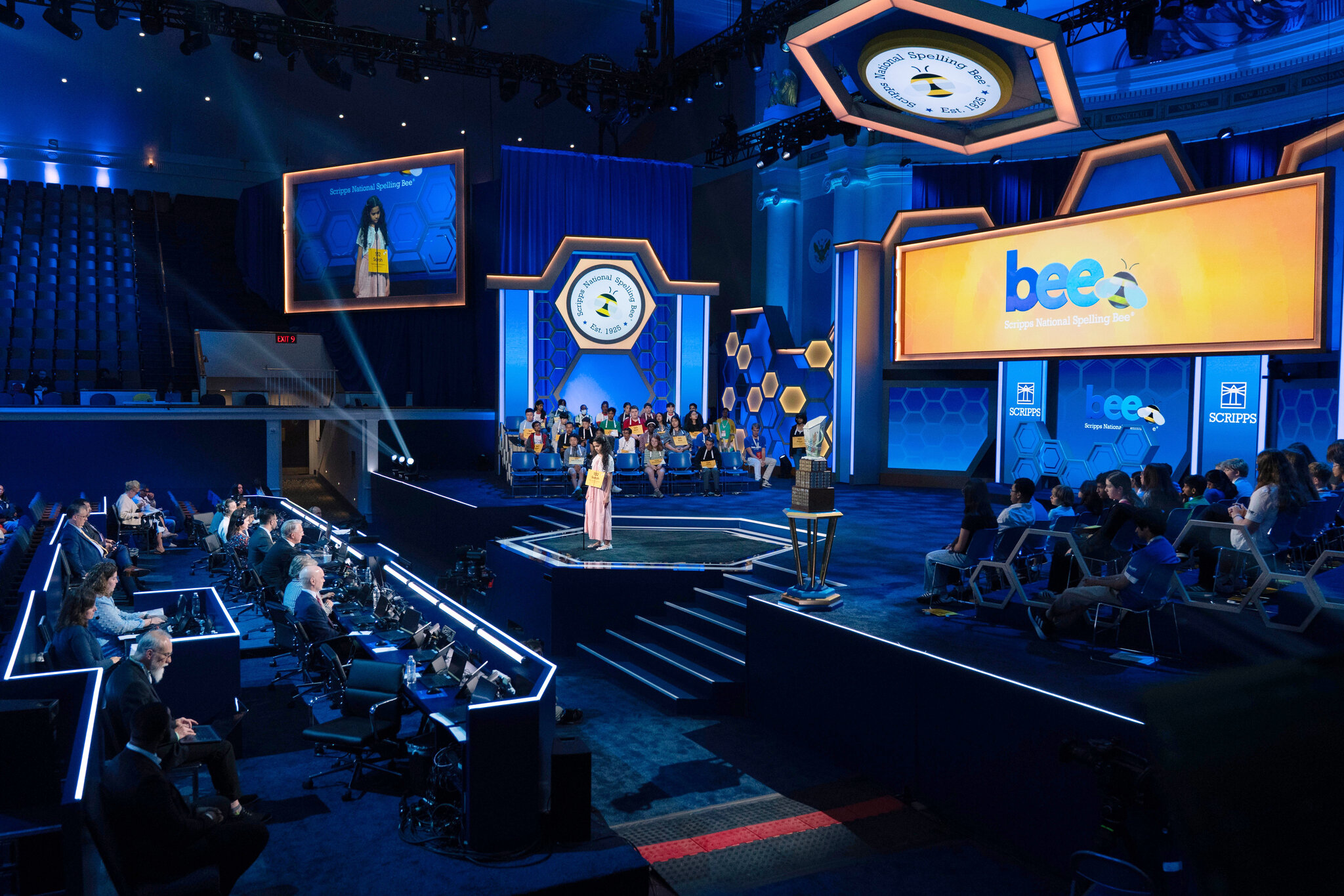 The spelling bee takes a game show approach to combat declining viewership.
