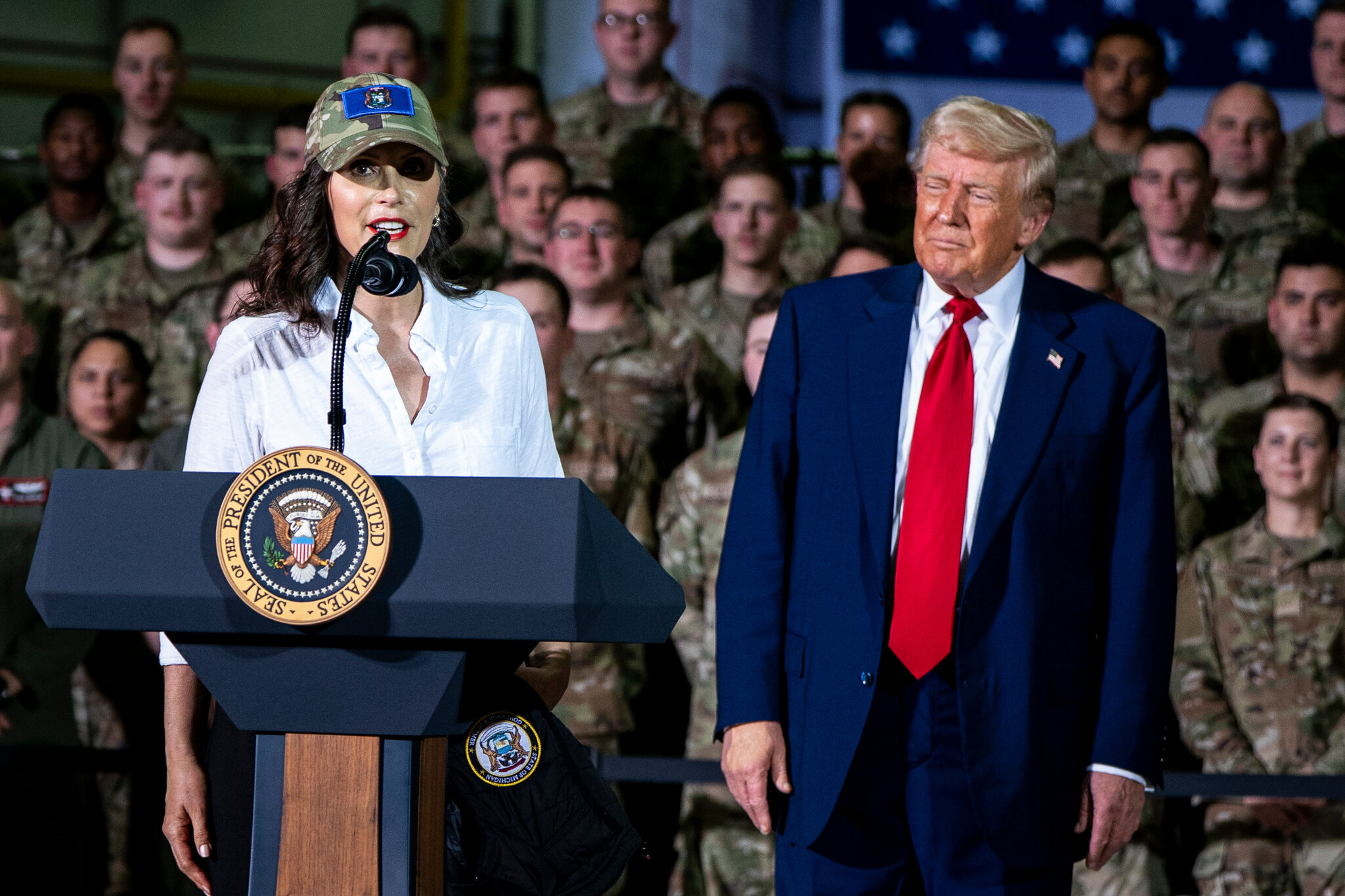 While Other Democrats Battled Trump, Gretchen Whitmer Worked With Him