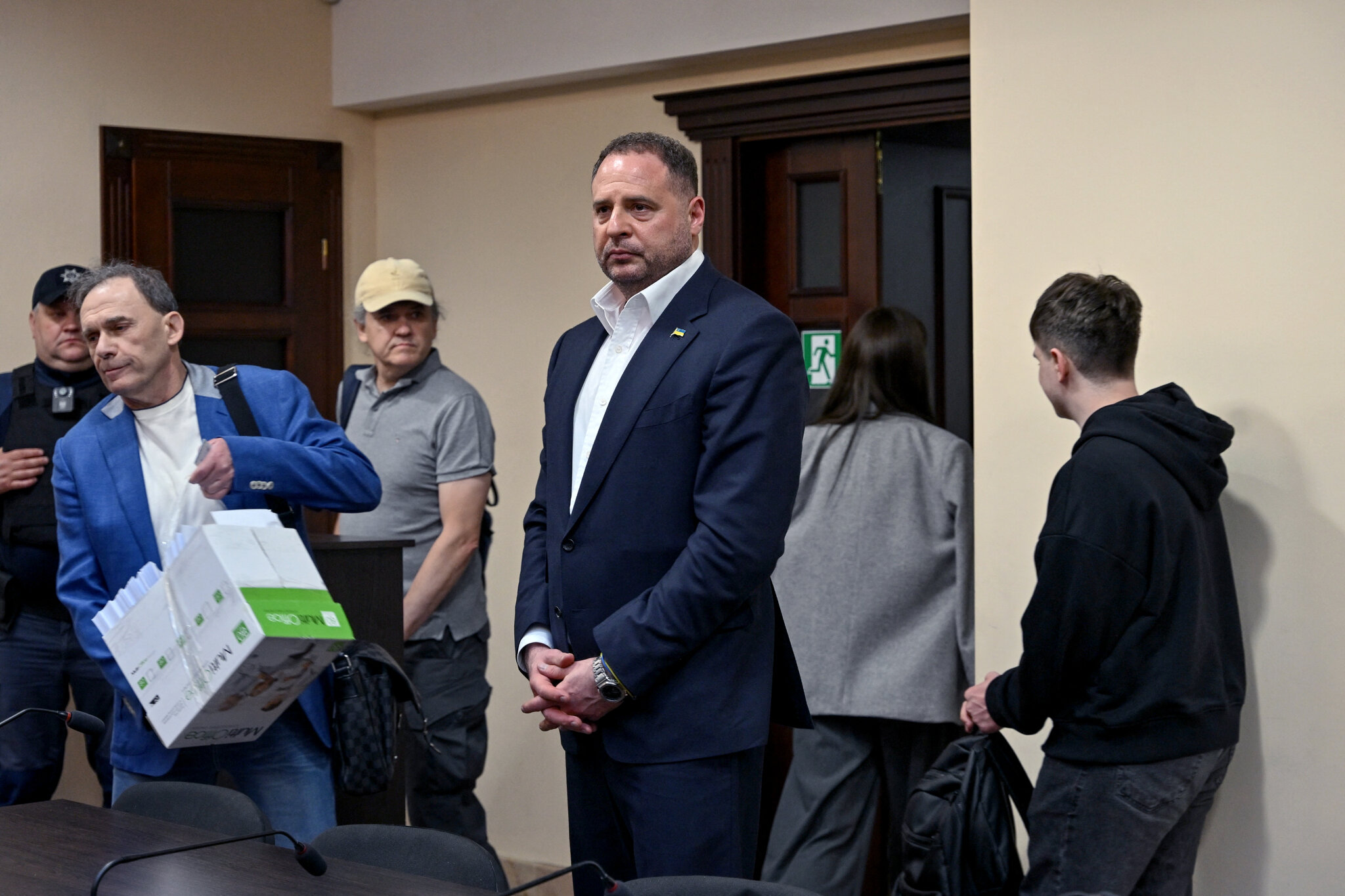 He Was the Muscle Behind Zelensky. Now He’s Crowdfunding Bail Money.