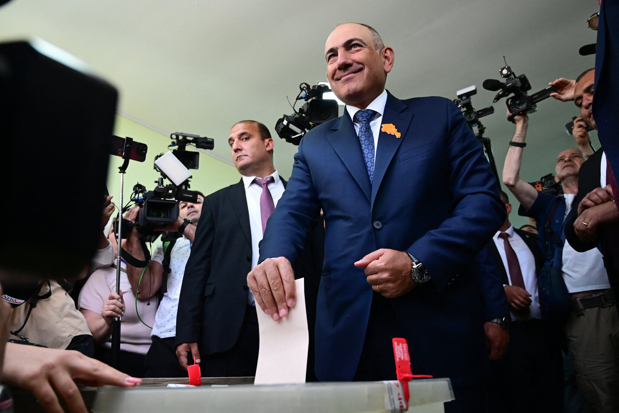 Armenia’s Prime Minister Declares Victory in Race Shadowed by Russia