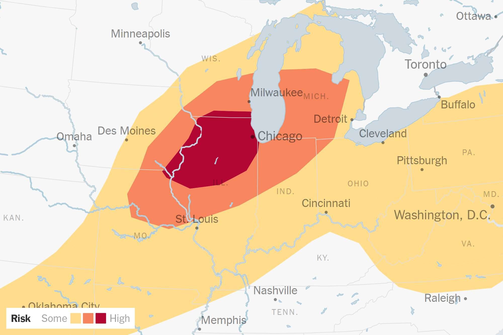 Soupy Mess of Heat and Humidity Puts Millions at Risk of Tornadoes