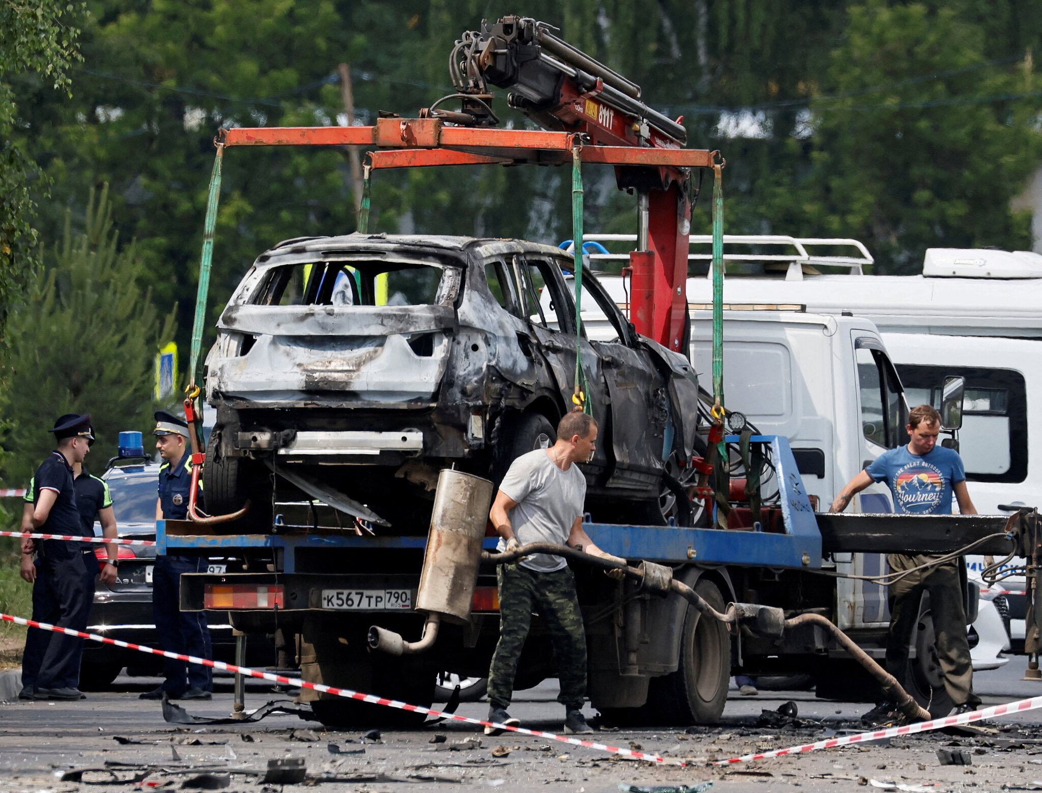Senior Russian Military Official Is Killed in Car Explosion Near Moscow