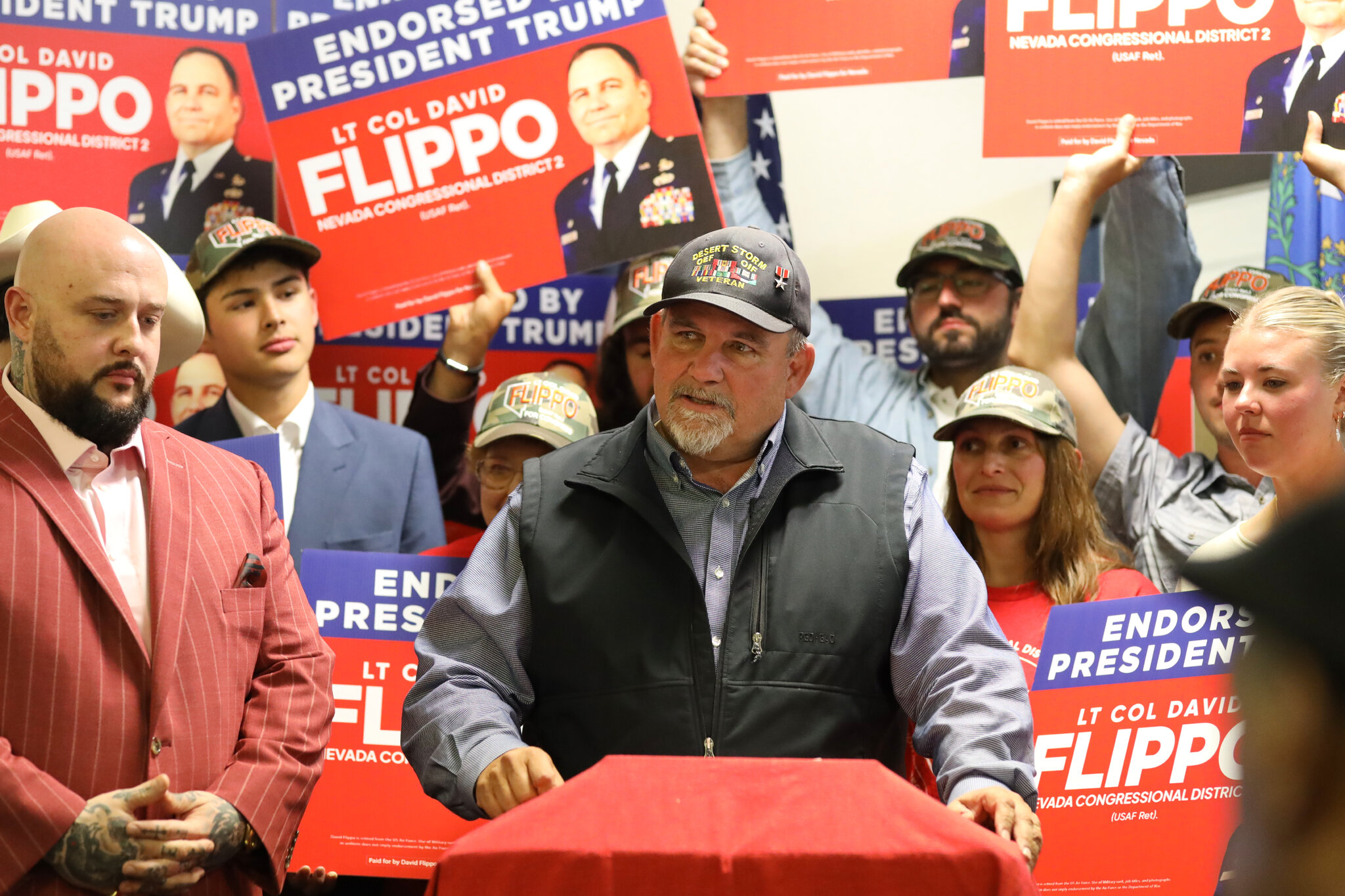 Trump-Backed Air Force Veteran Wins Republican House Primary in Nevada