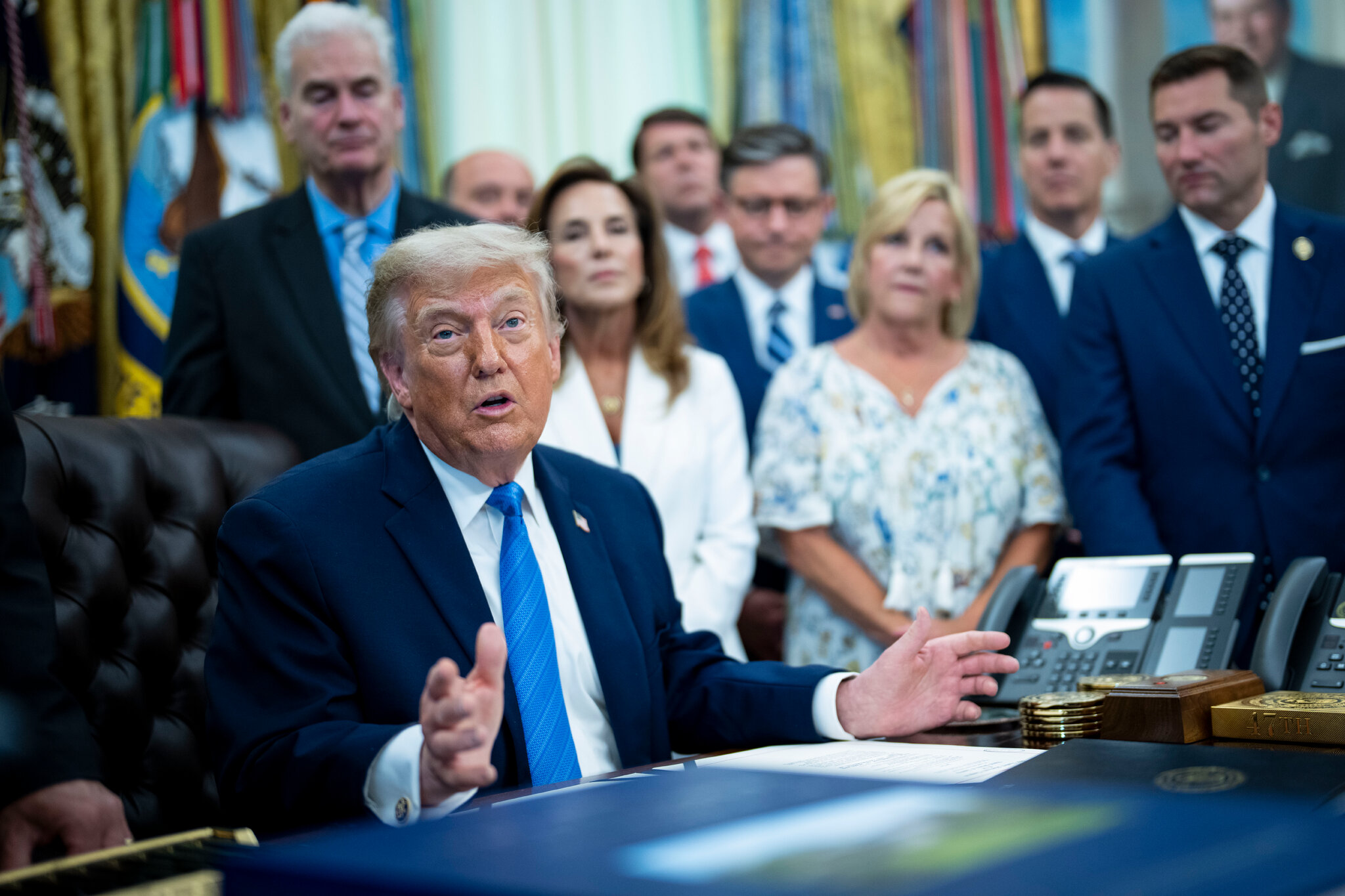 For a Second Time, Trump Muses About Americans Sharing in A.I. Wealth
